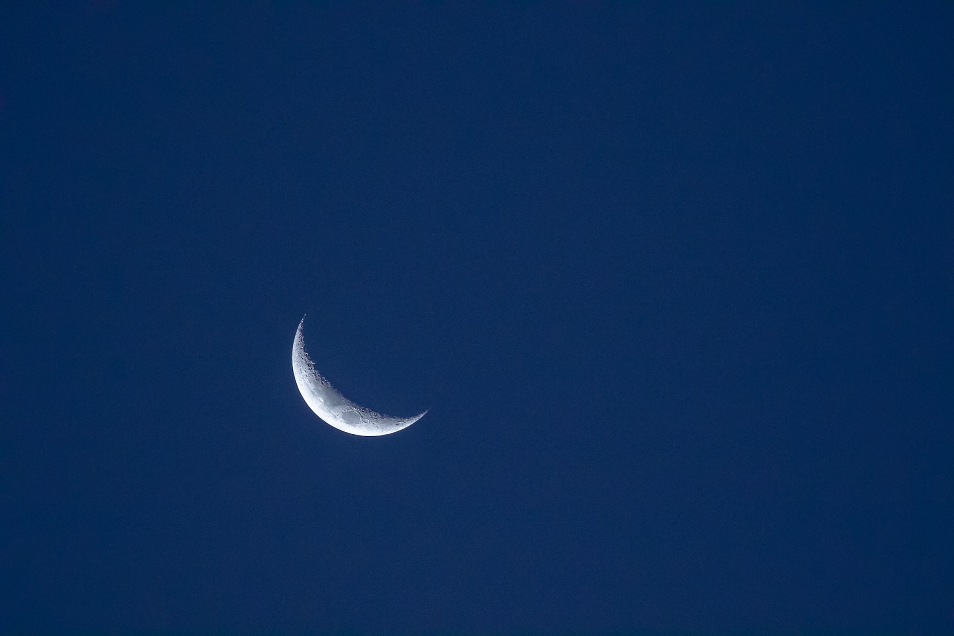 Just a shot of the moon at twilight, Kgalagadi Transfrontier Park.