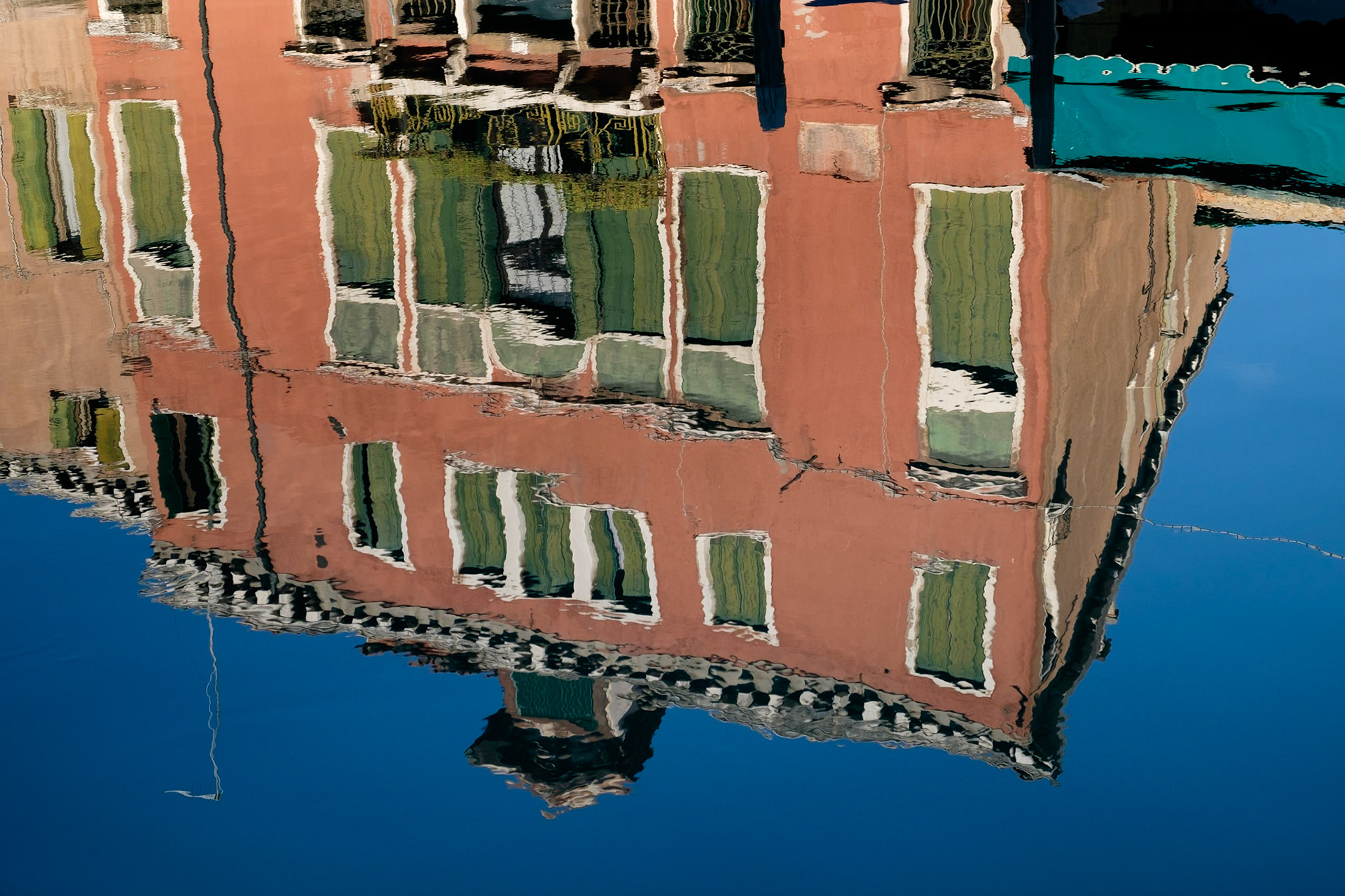 Canal reflections, Cannaregio, Venice.