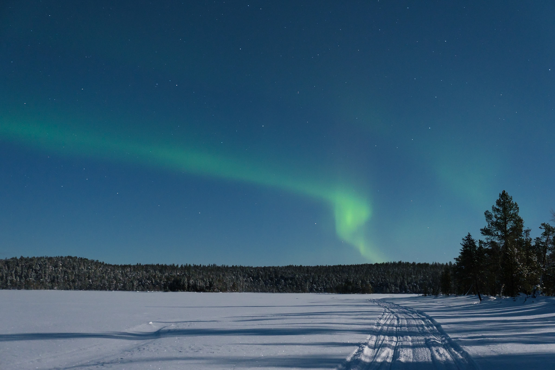 We found the Aurora, Nellim, Finnish Lapland.