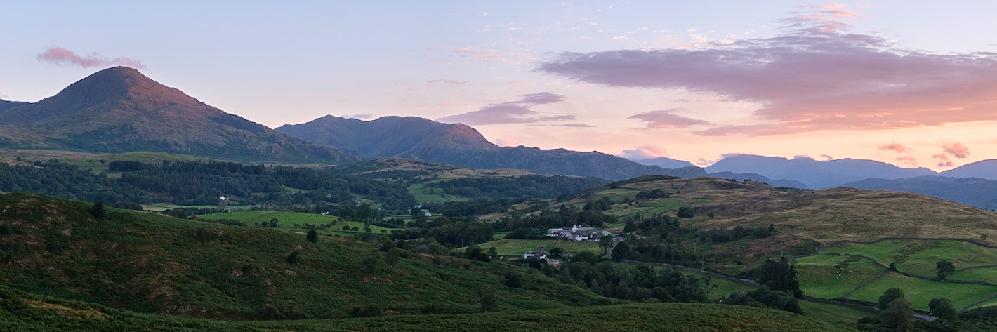 Old man of Coniston from Coats Hill, Lake District.