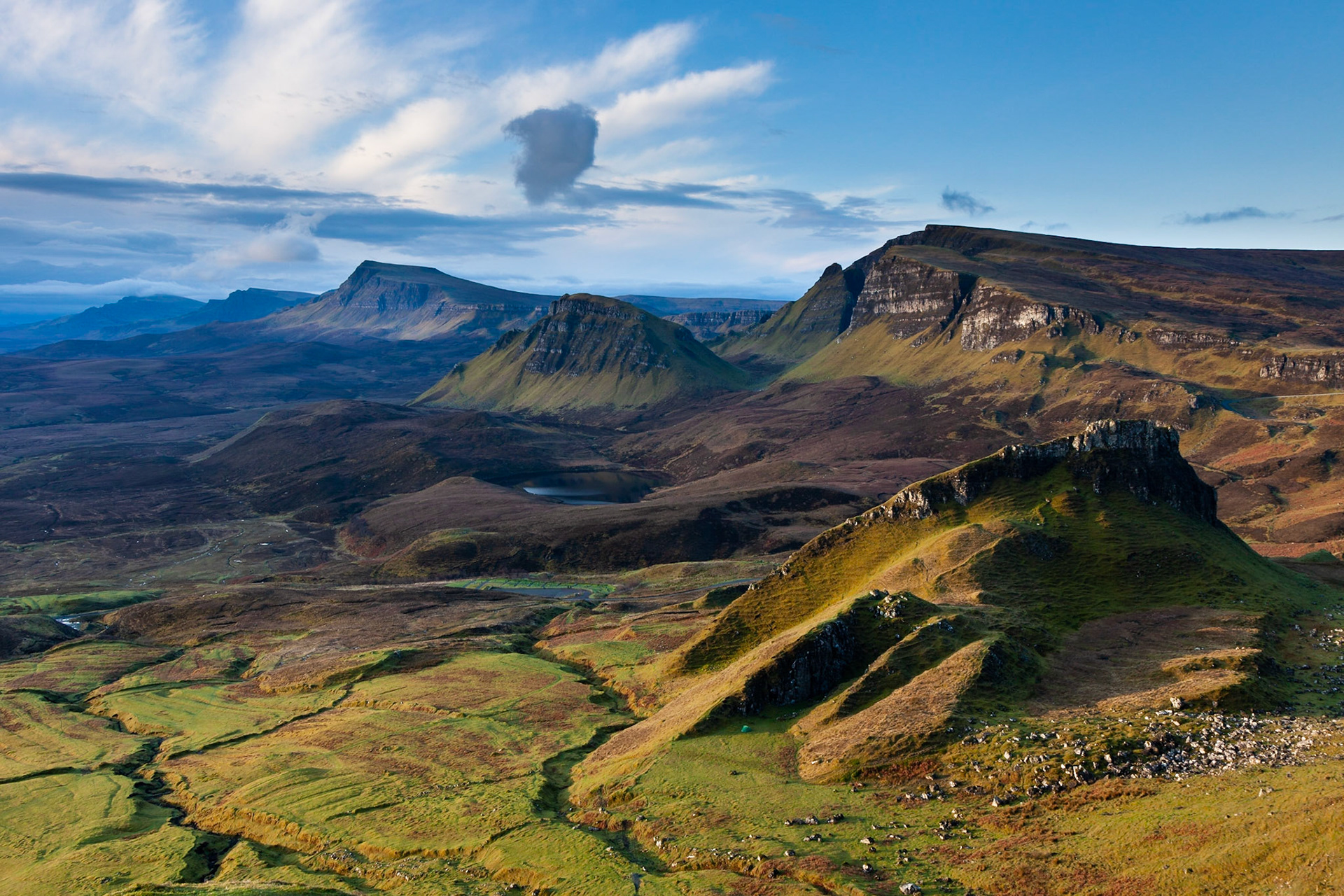 Dawn looking over the Quiraing, Isle of Skye