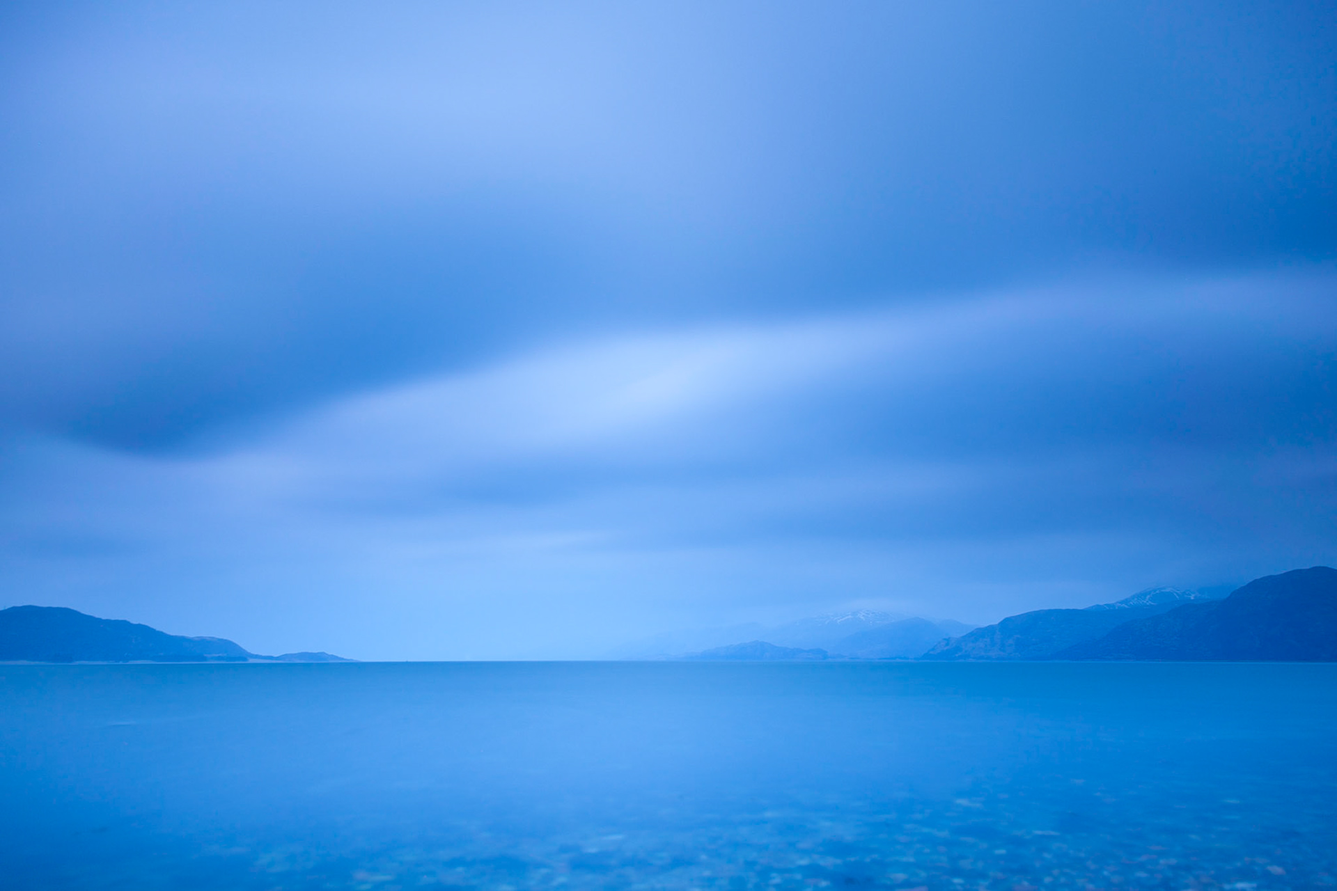 Blue hour on Loch Linnhe.