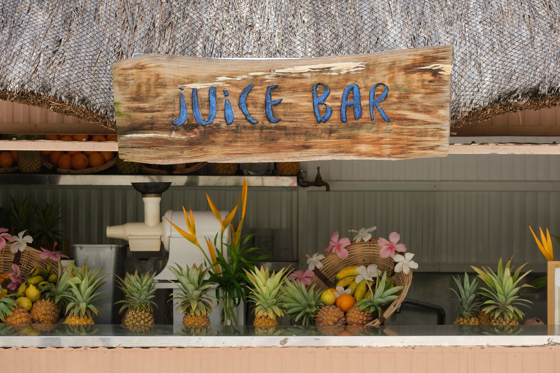 Juice bar.