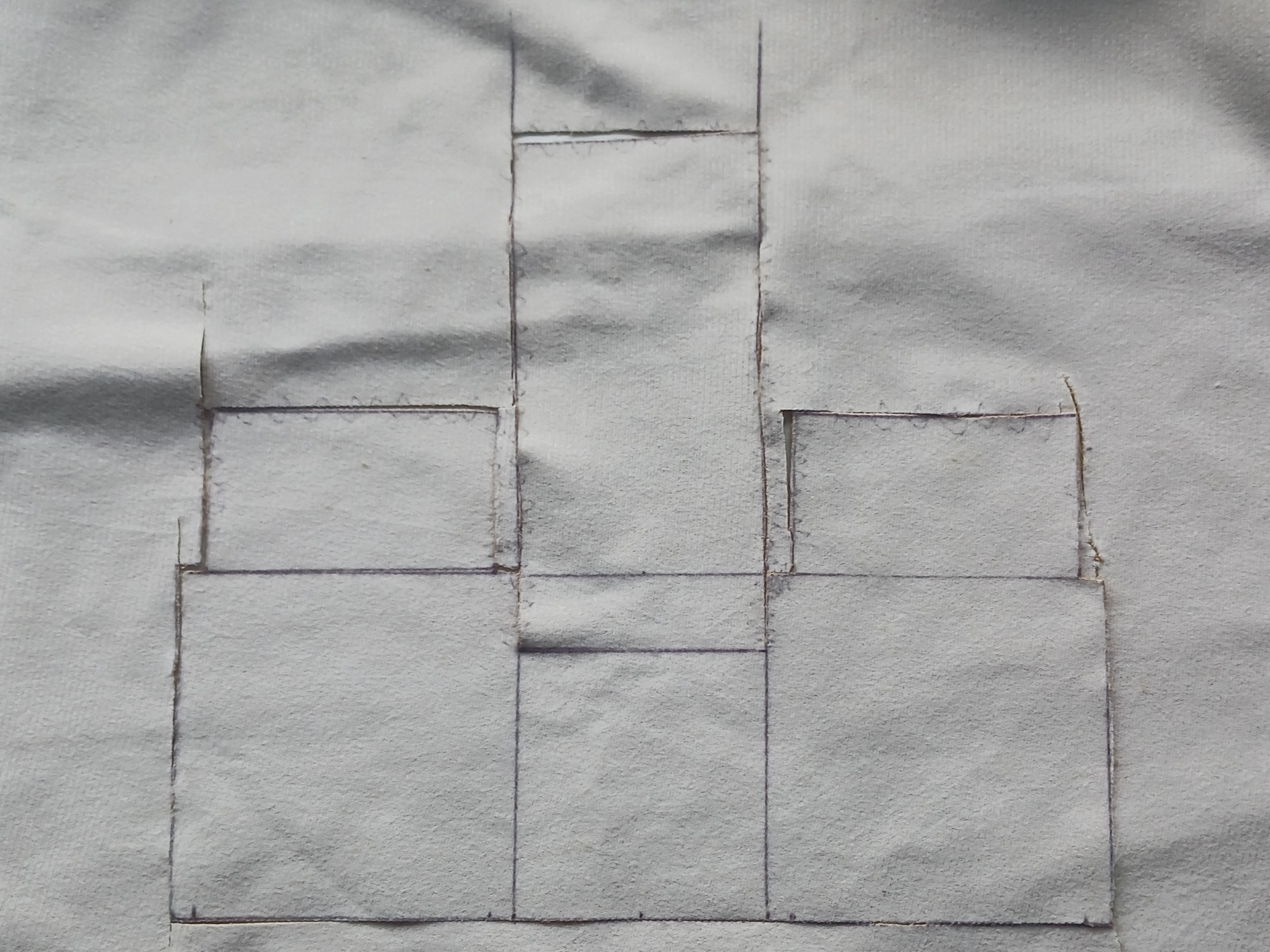 Mapping out fabric