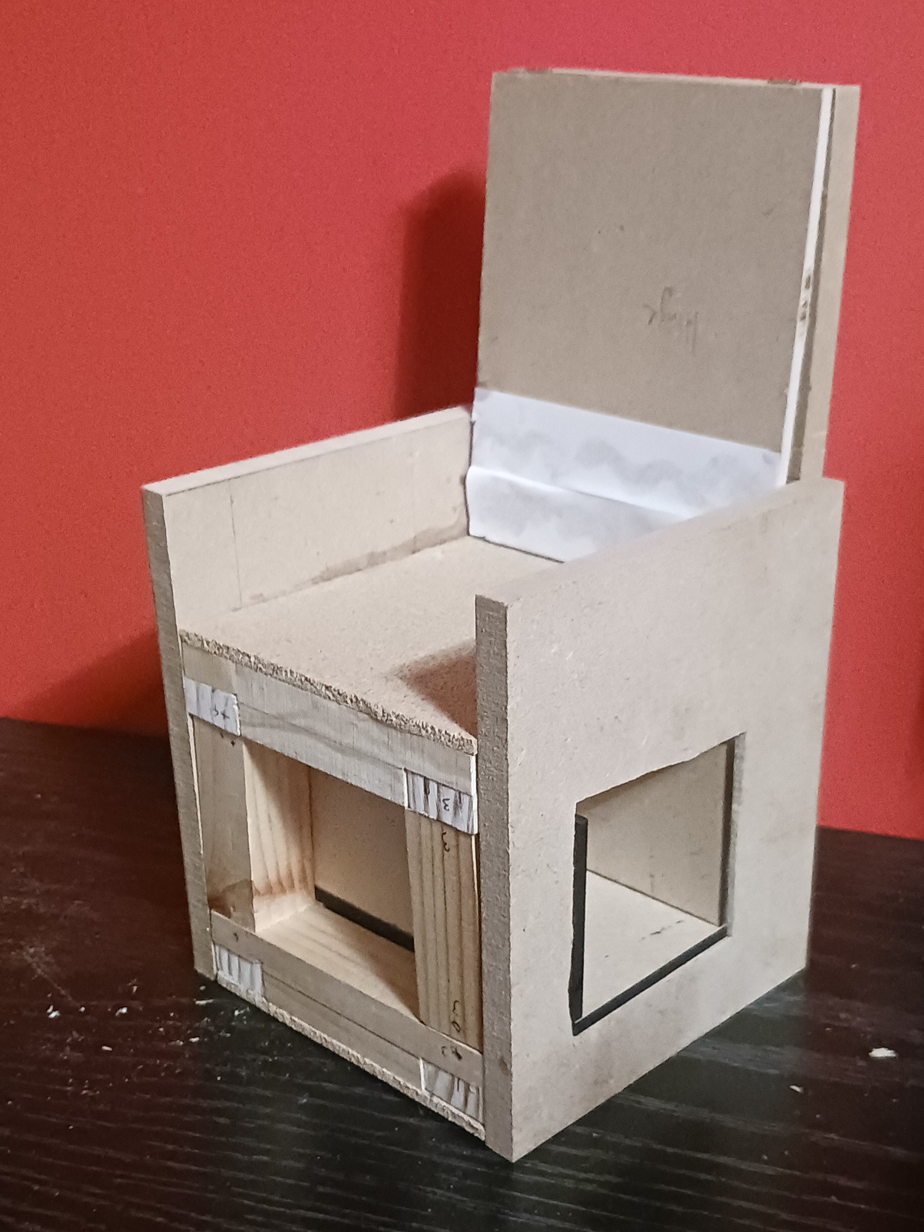 Finished structural assembly.