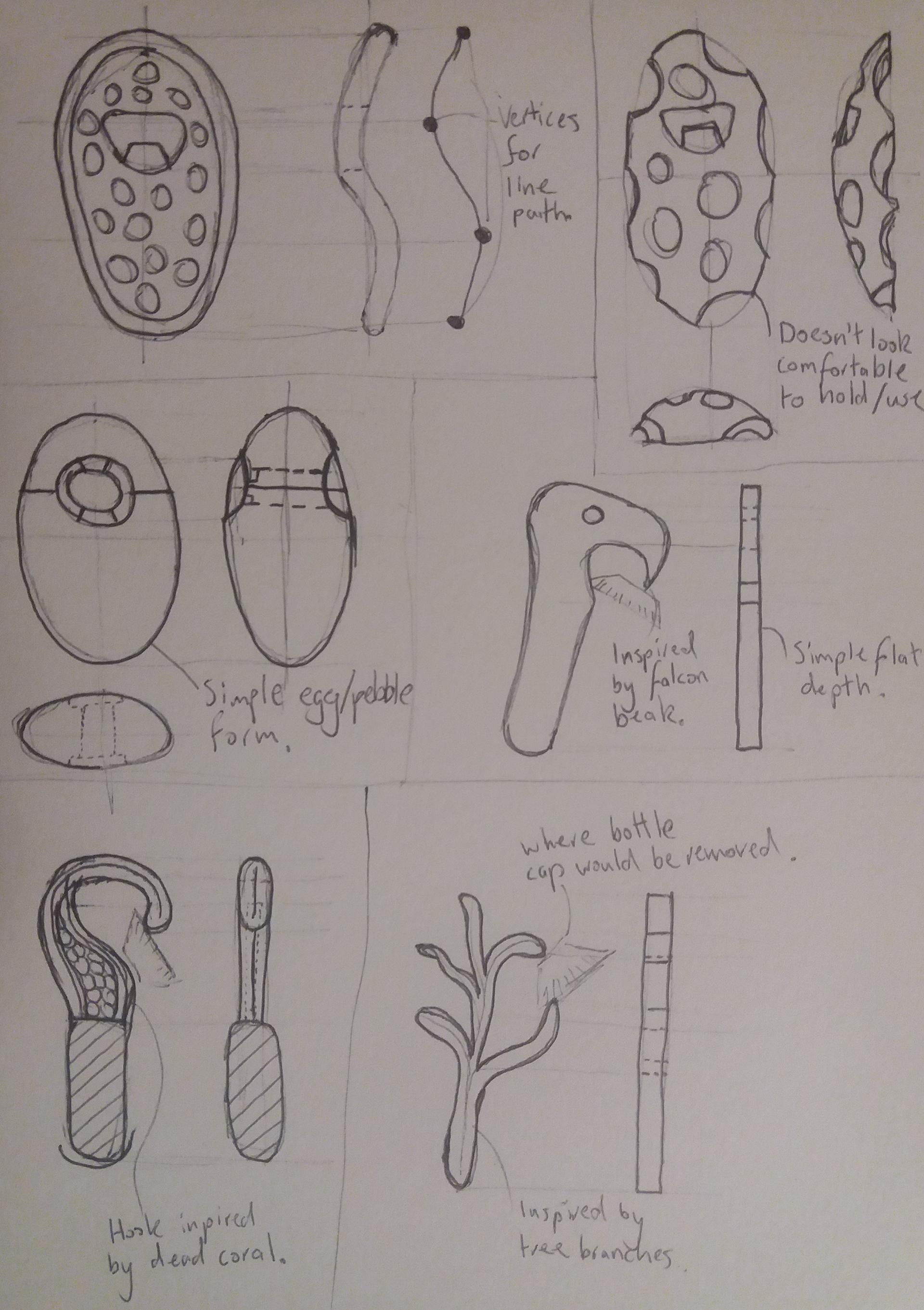 Initial sketches.