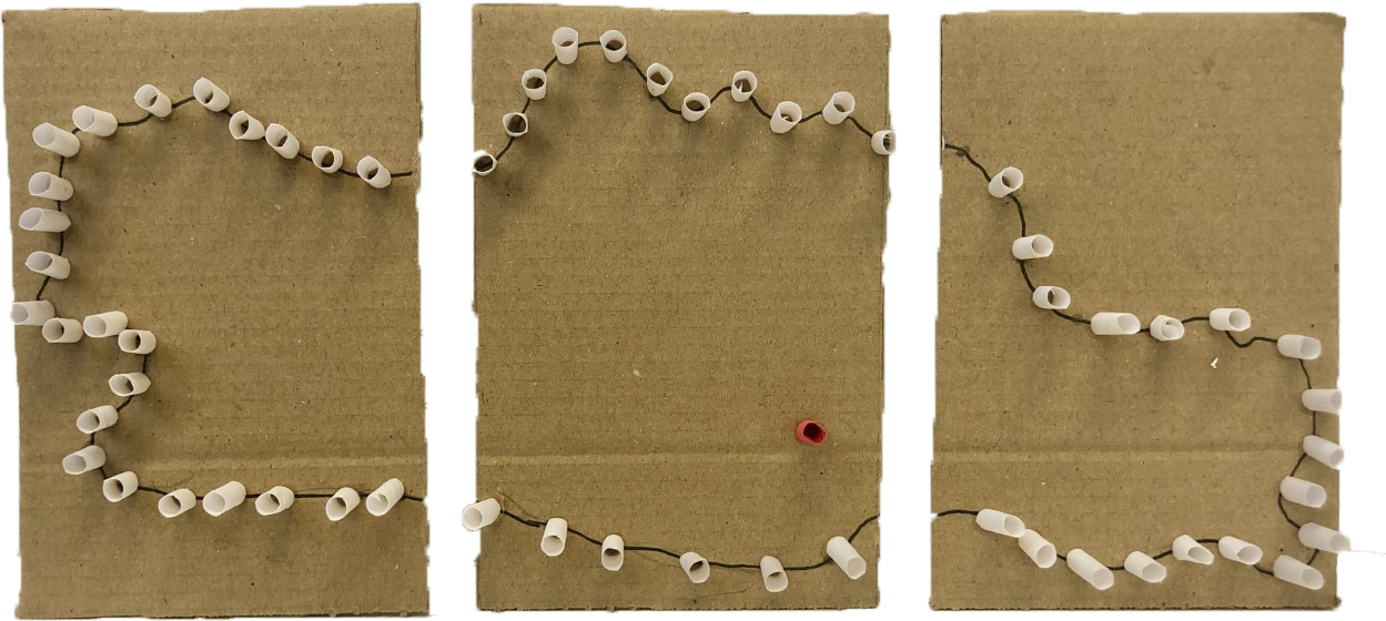 3 panel design in shape of Java.