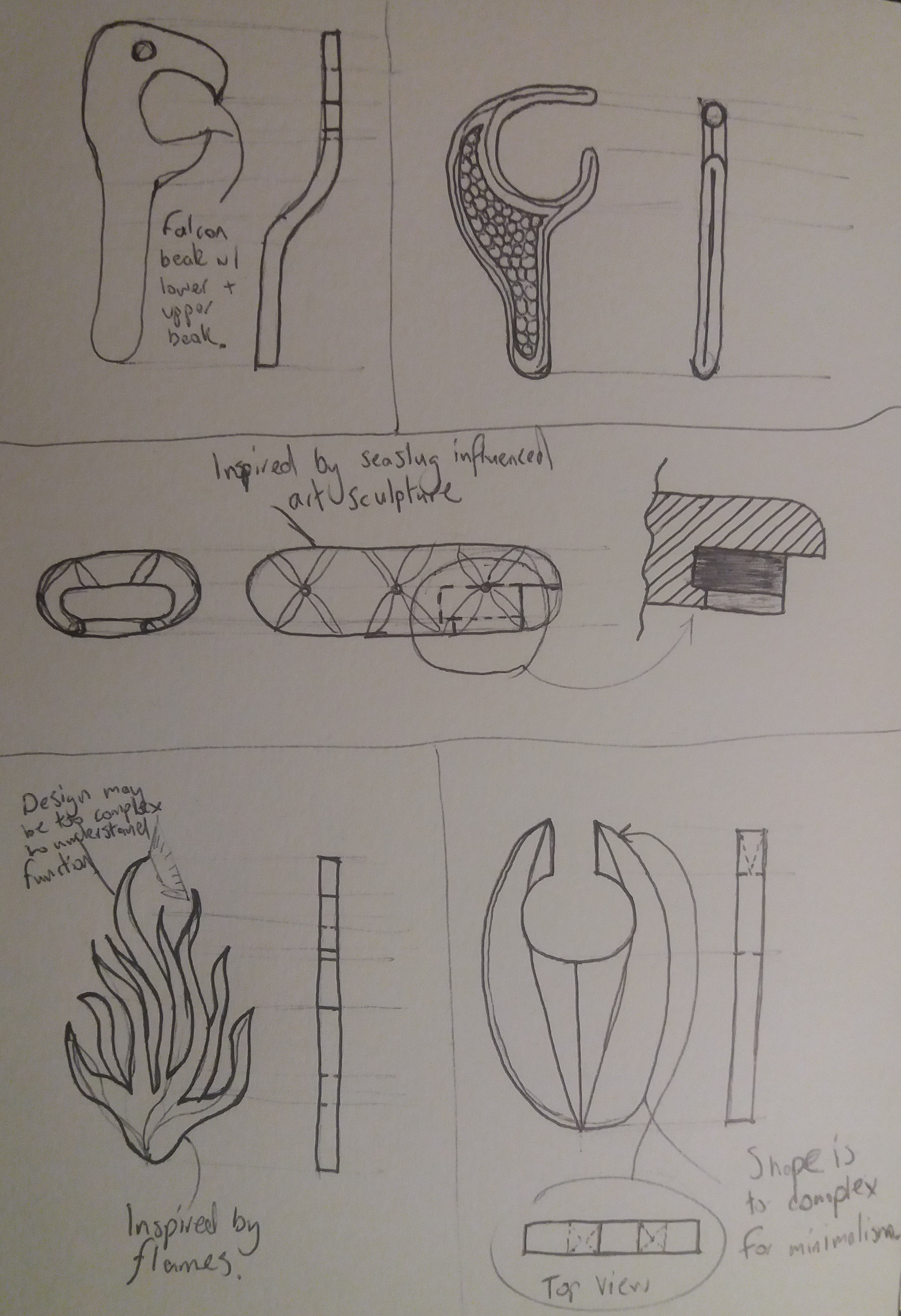 Initial sketches.