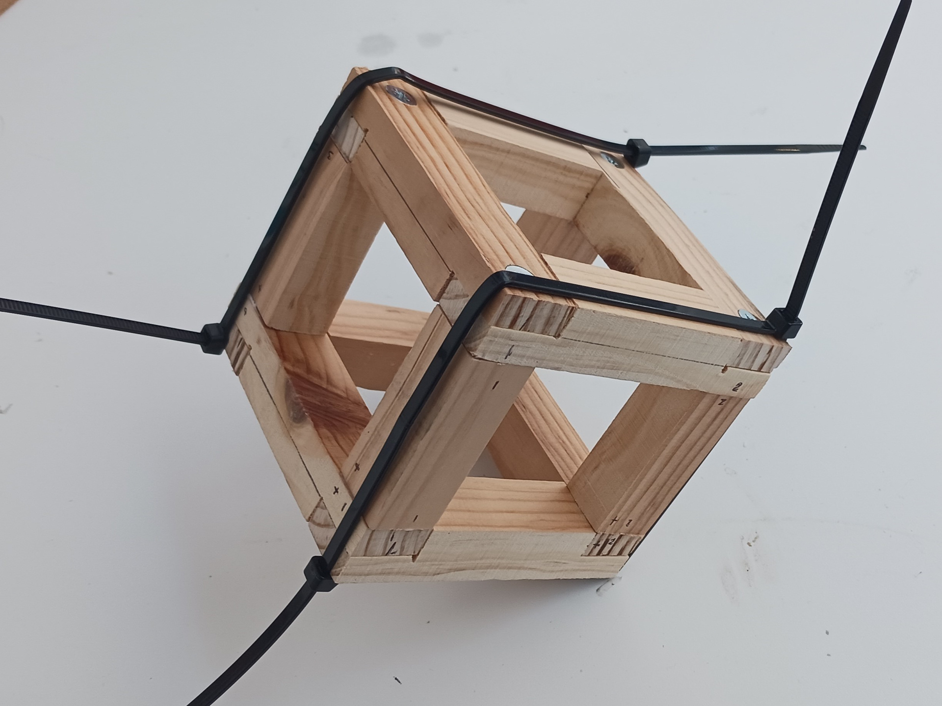 Assembling cube.