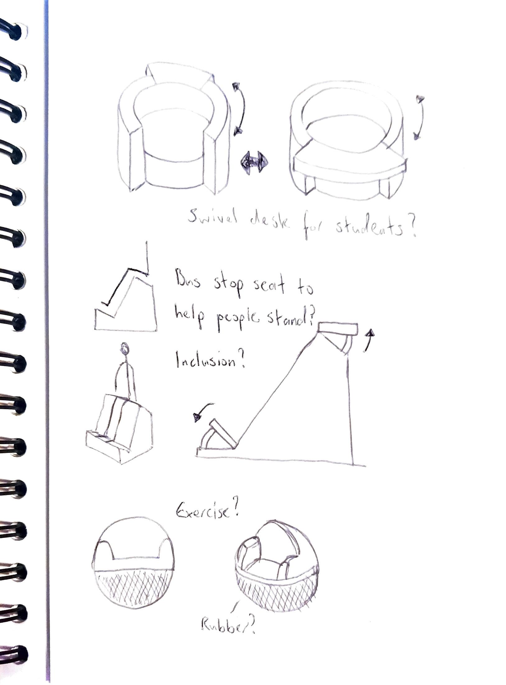 Alternate ideas.