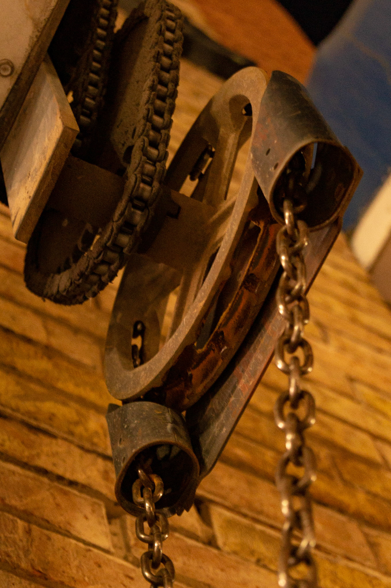 Pulley at Night