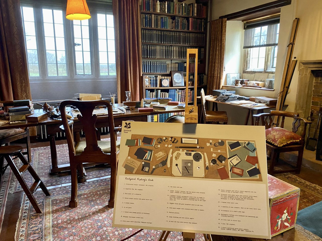 Rudyard Kipling's study