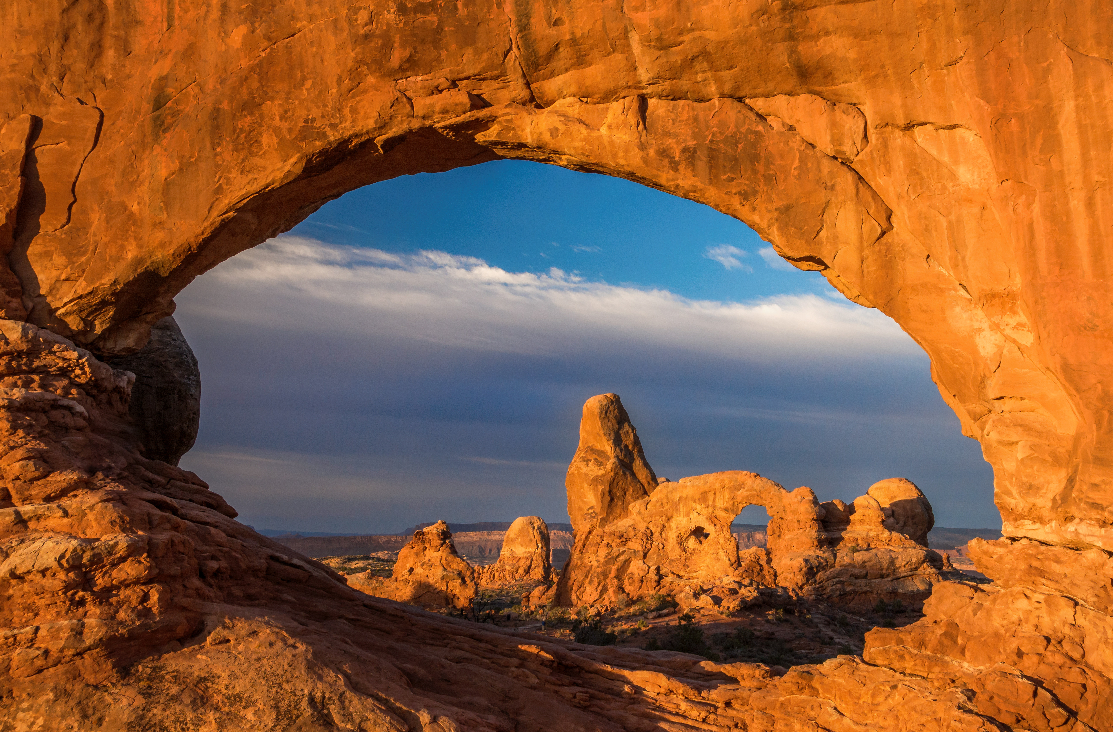 Turret Arch though the Window