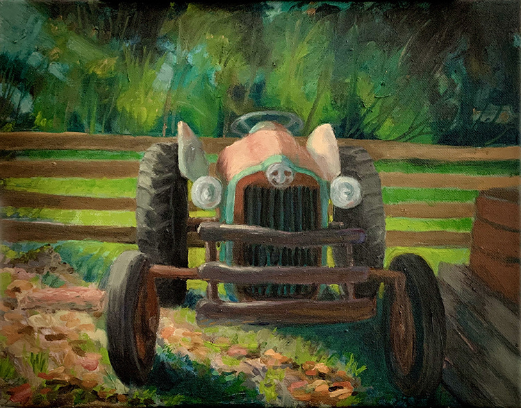 "bethany's tractor" 11' x 14" contact bill for price