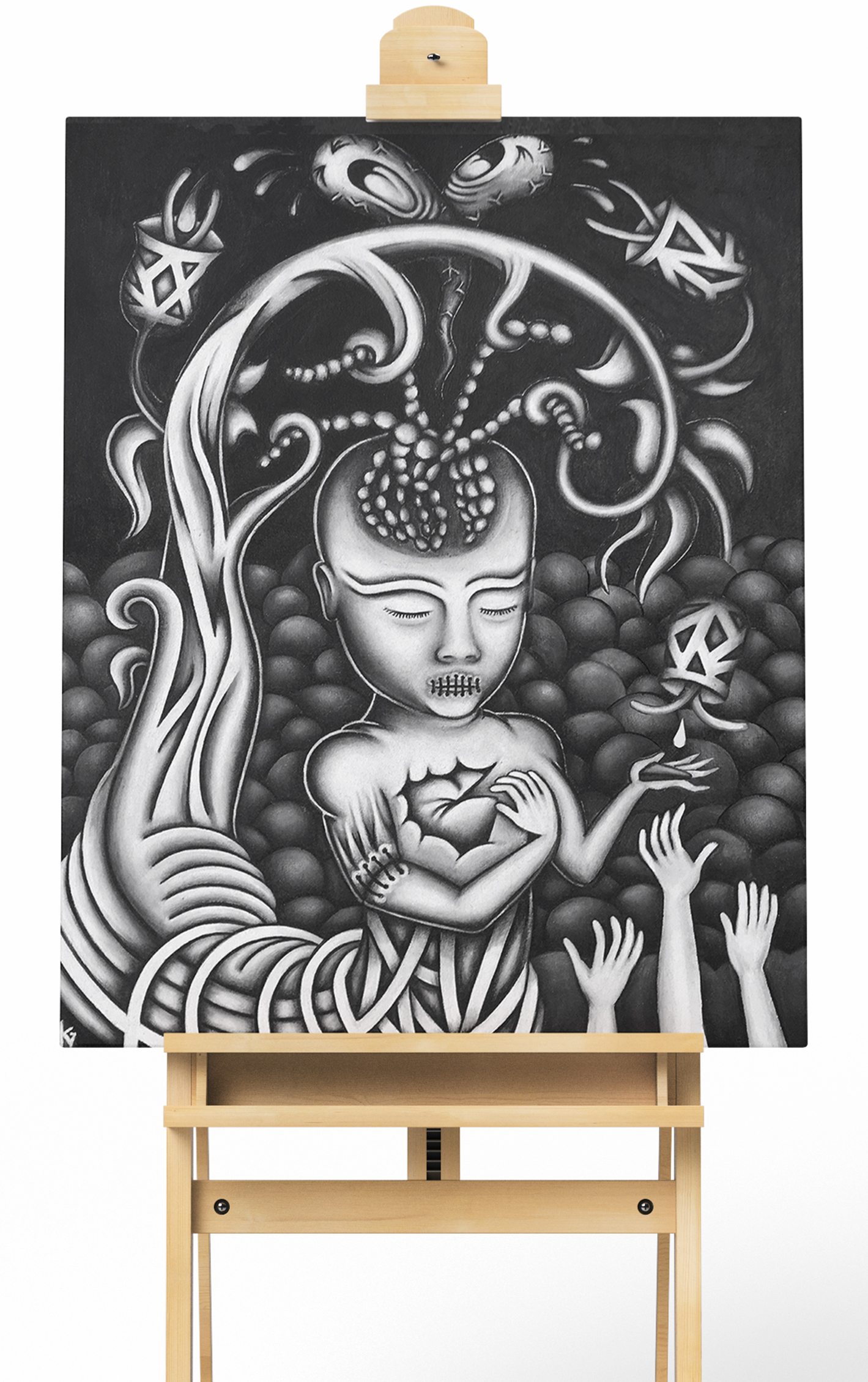 Tinta acrílica sobre tela