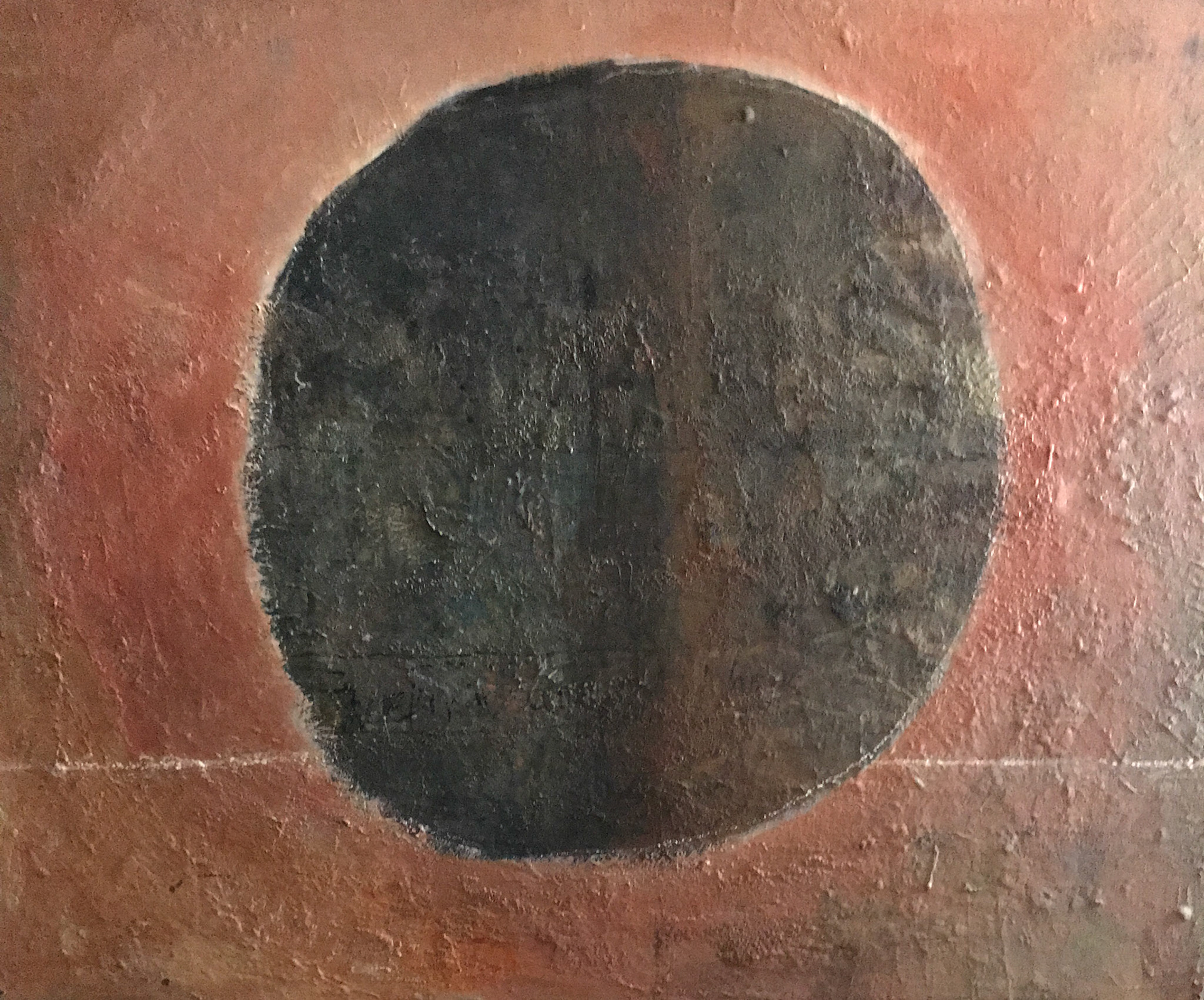 'PRESENCE' IN THE DAWN'  oil on board. 97 x 67cm.       SOLD