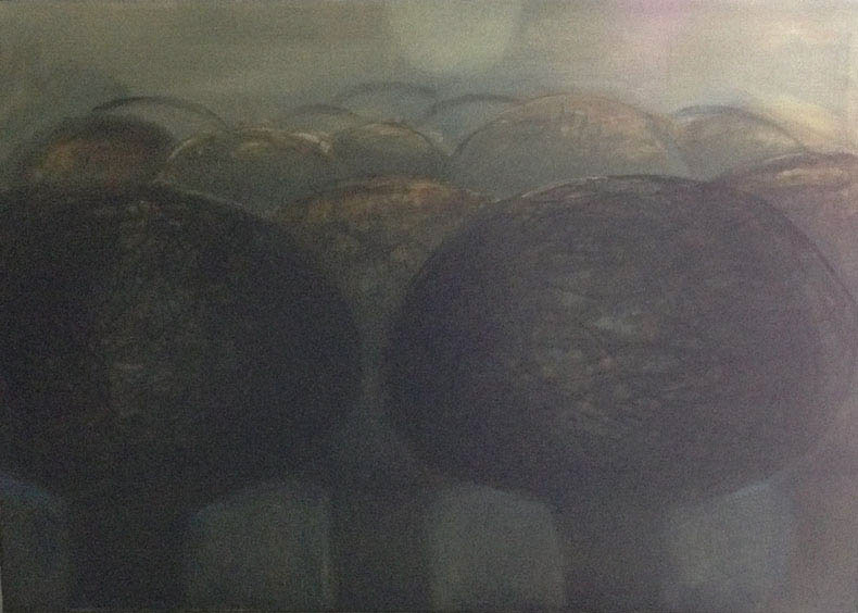 'MORNING MIST'. oil on canvas