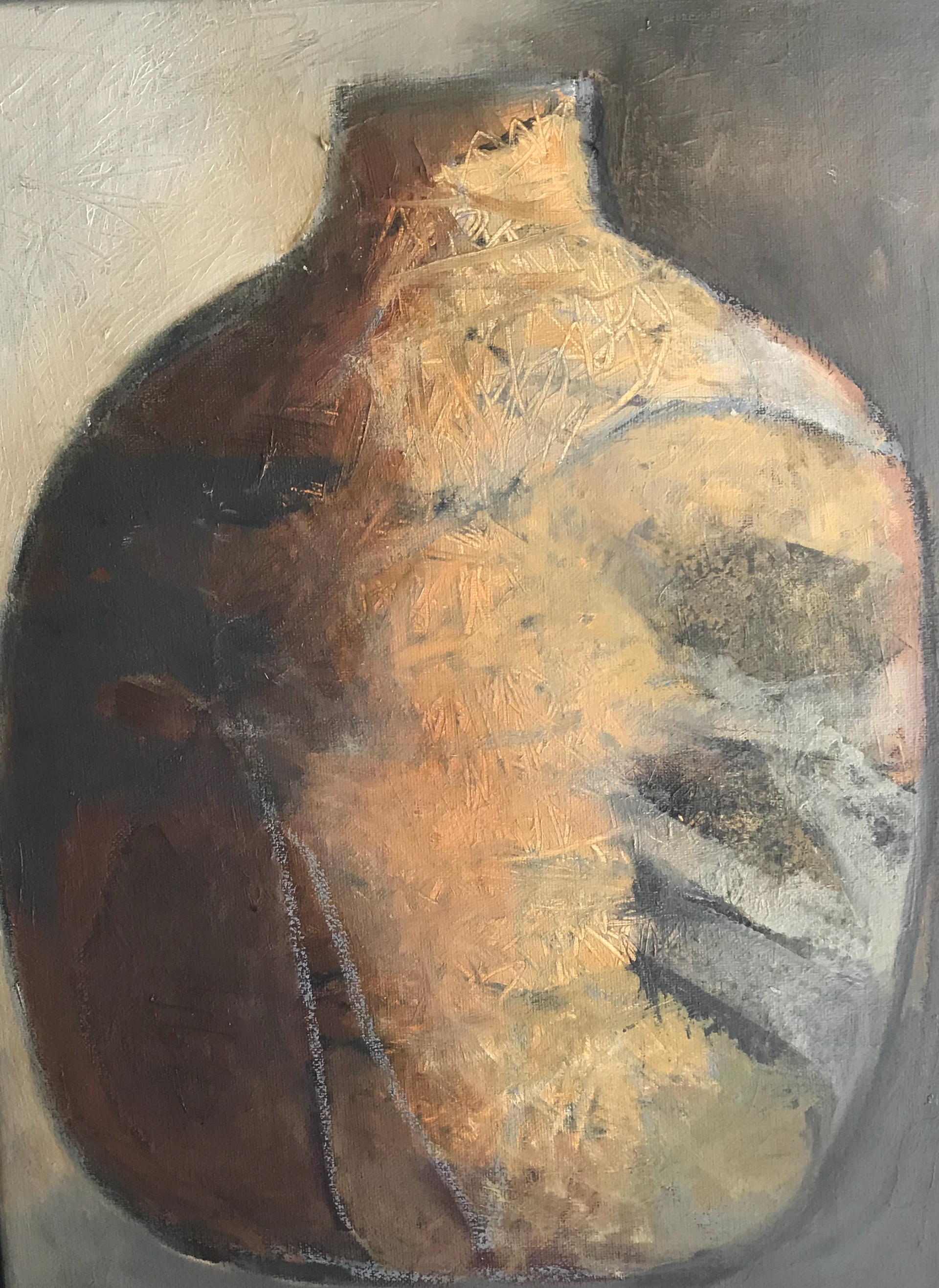 'TOUCHED BY GOLD ' oil on canvas 40 x 50cm SOLD