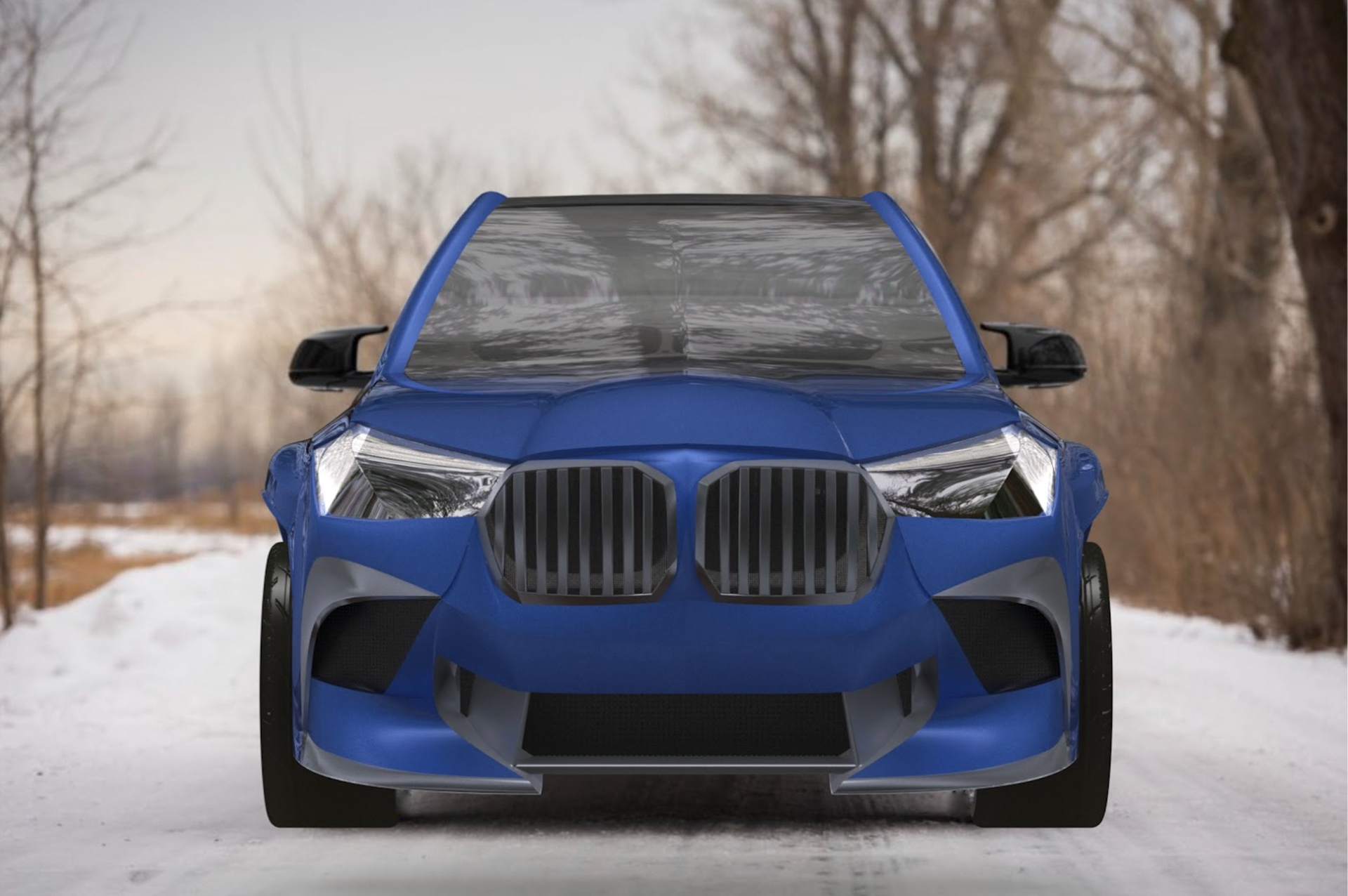 BMW X3M Concept Front End In Situ Rendering