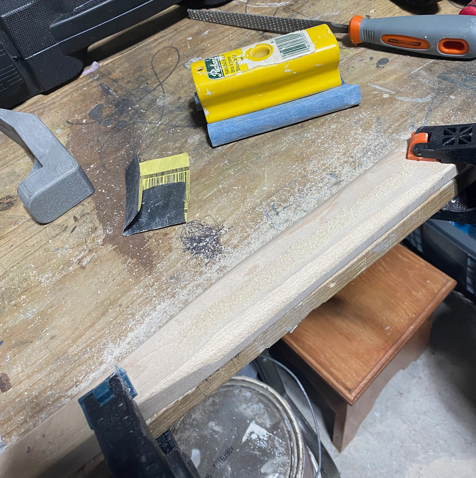 Carving the Maple Handle