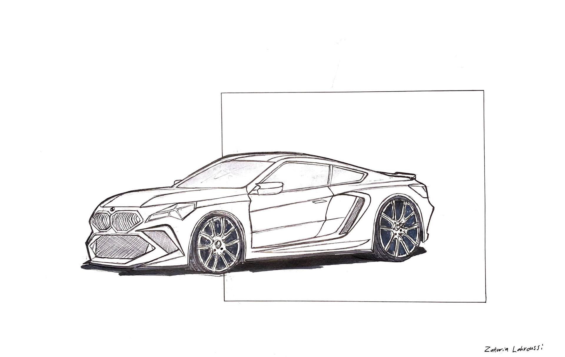 Mid Engine BMW M8 Concept