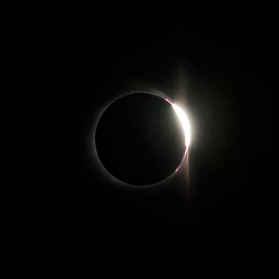 3rd Contact Diamond Ring, 2017 Solar Eclipse, Gallitin, TN