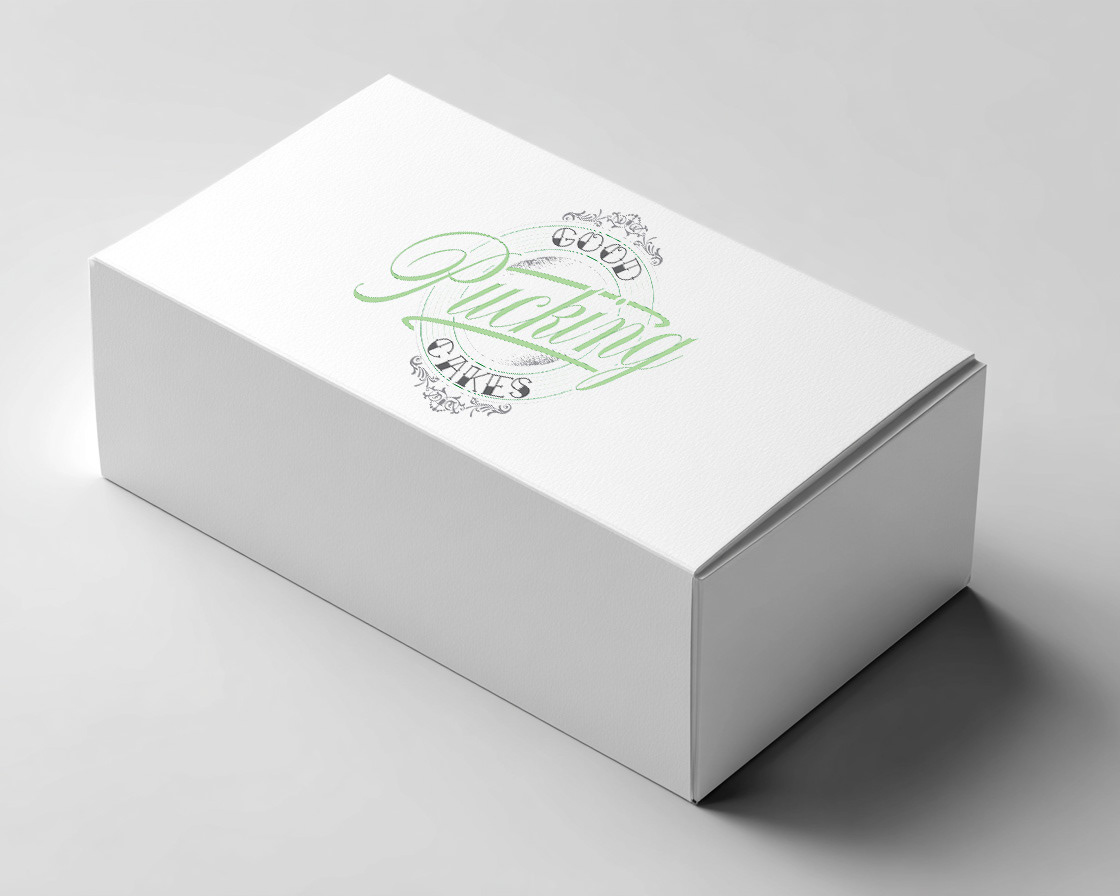 Logo for an independent cake company