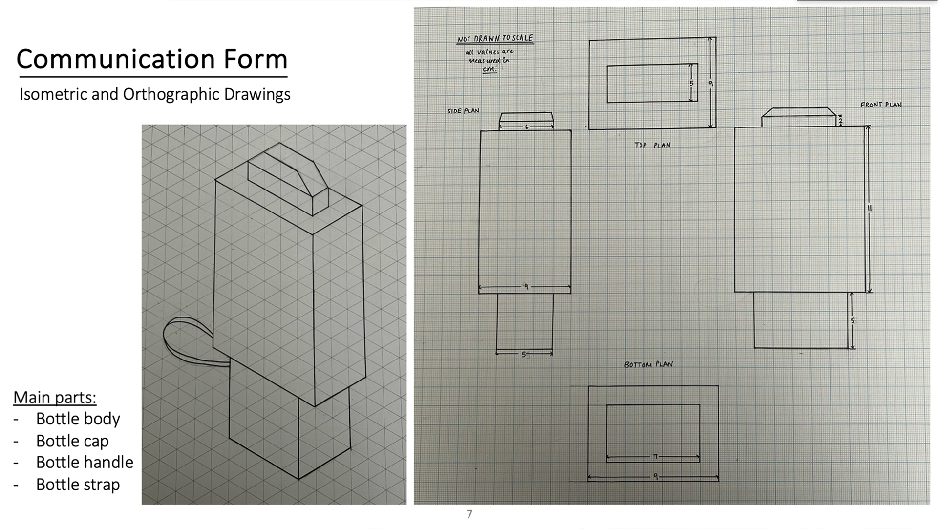 ISOMETRIC AND ORTHOGRAPHIC DRAWINGS