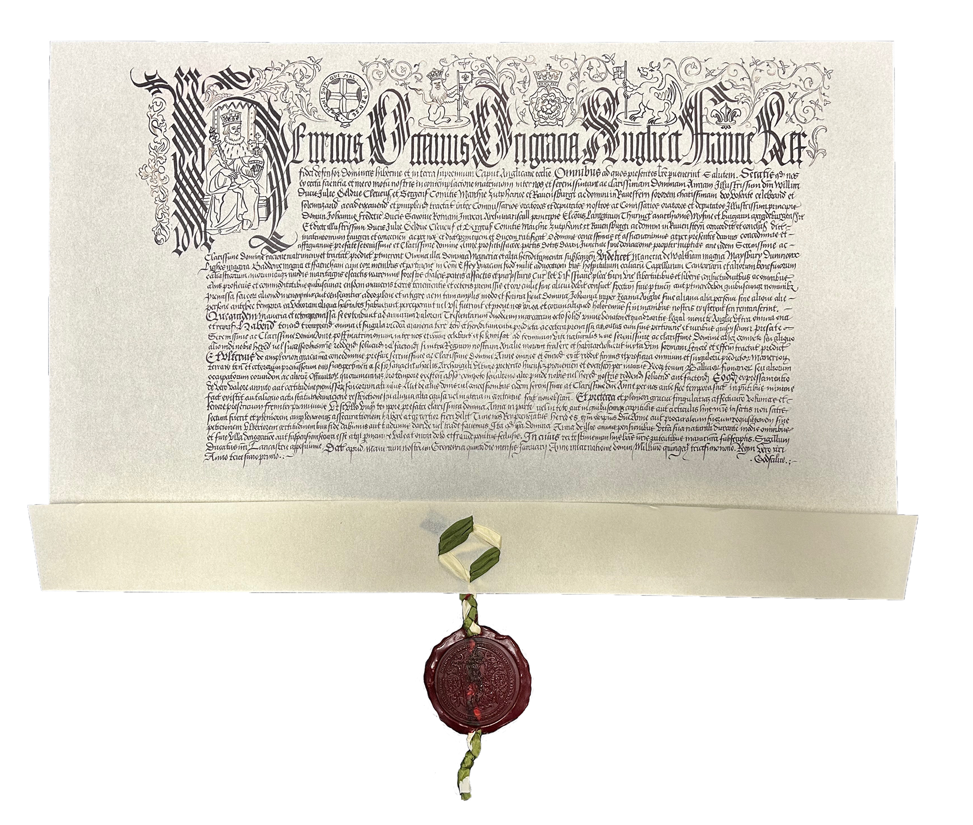 Henry and Anne of Cleaves Mortgageable