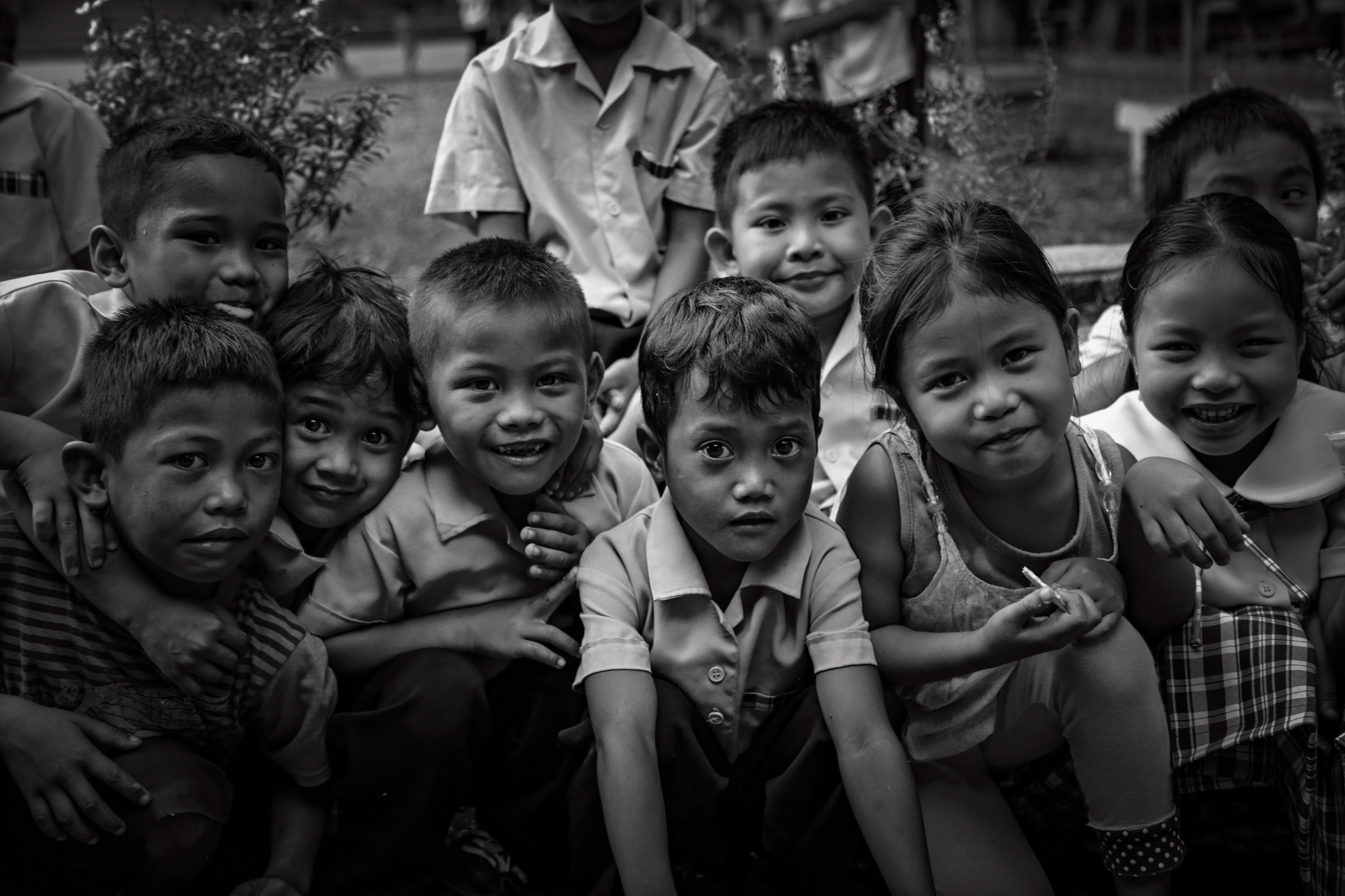 During a Feeding Program in Camingawan, Philippines