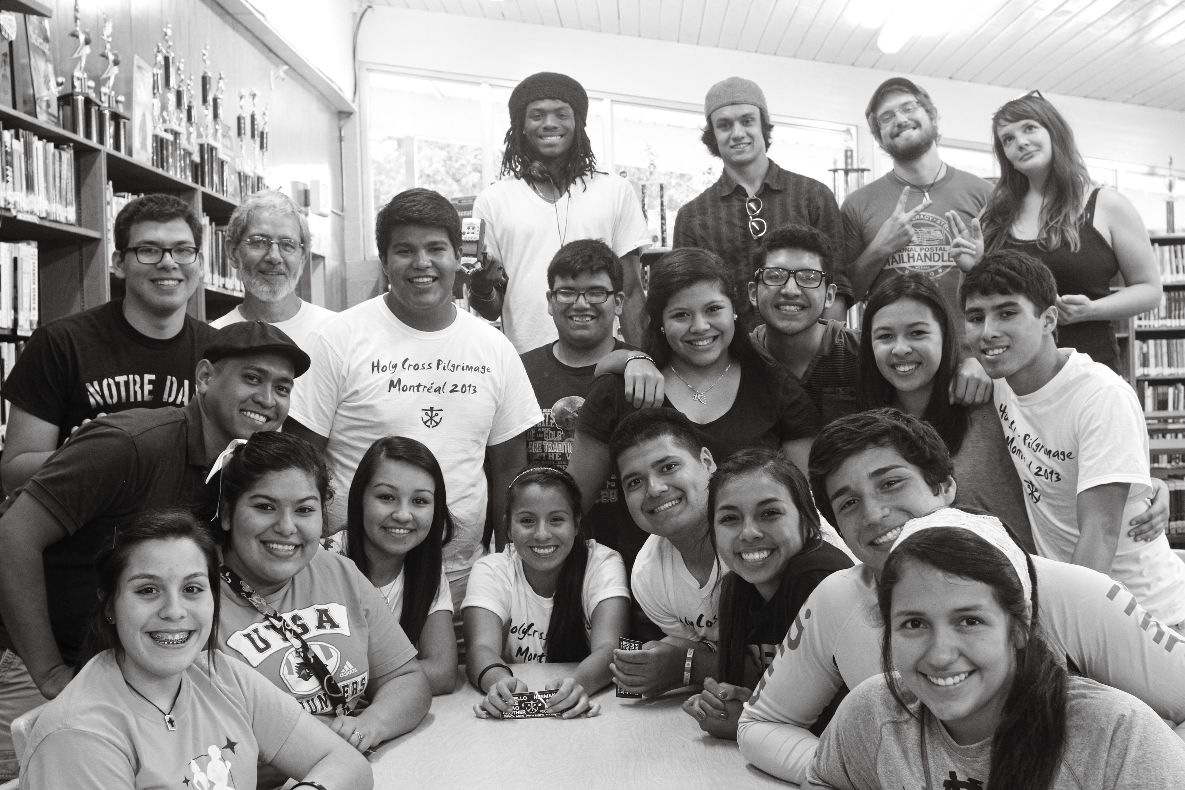 Working with High School students in San Antonio