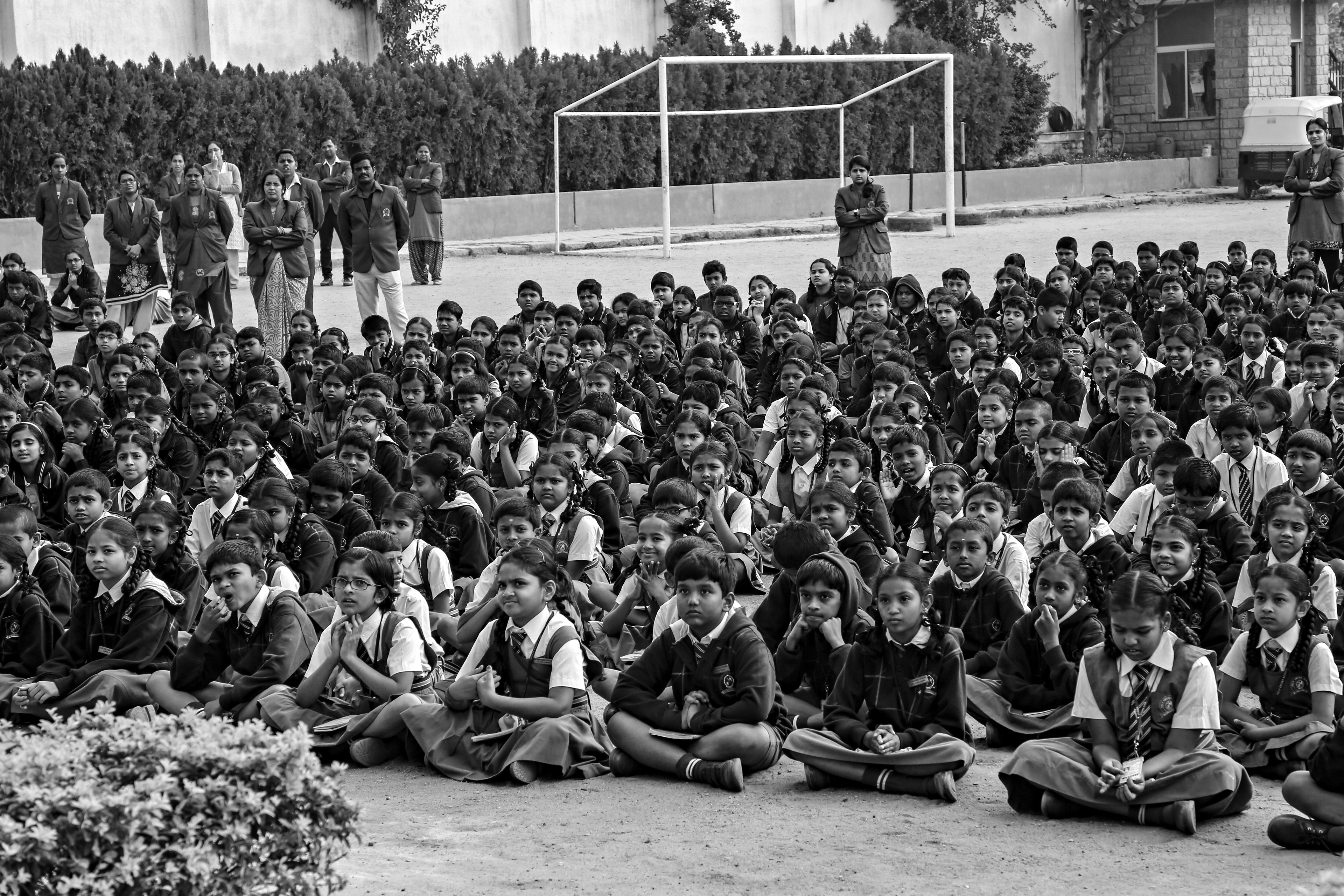 During a student visit in India with Student Filmmakers