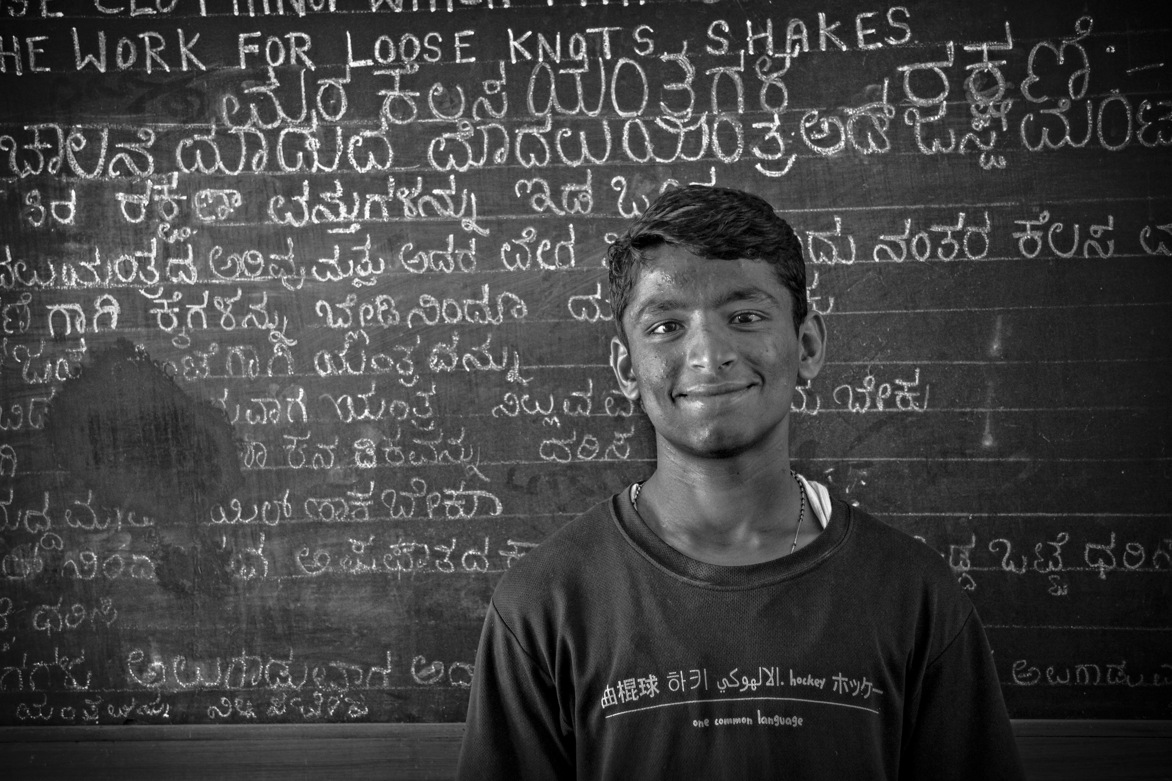 Working with Sandeep at Abhadhayama Program in Bangalore, India 2013