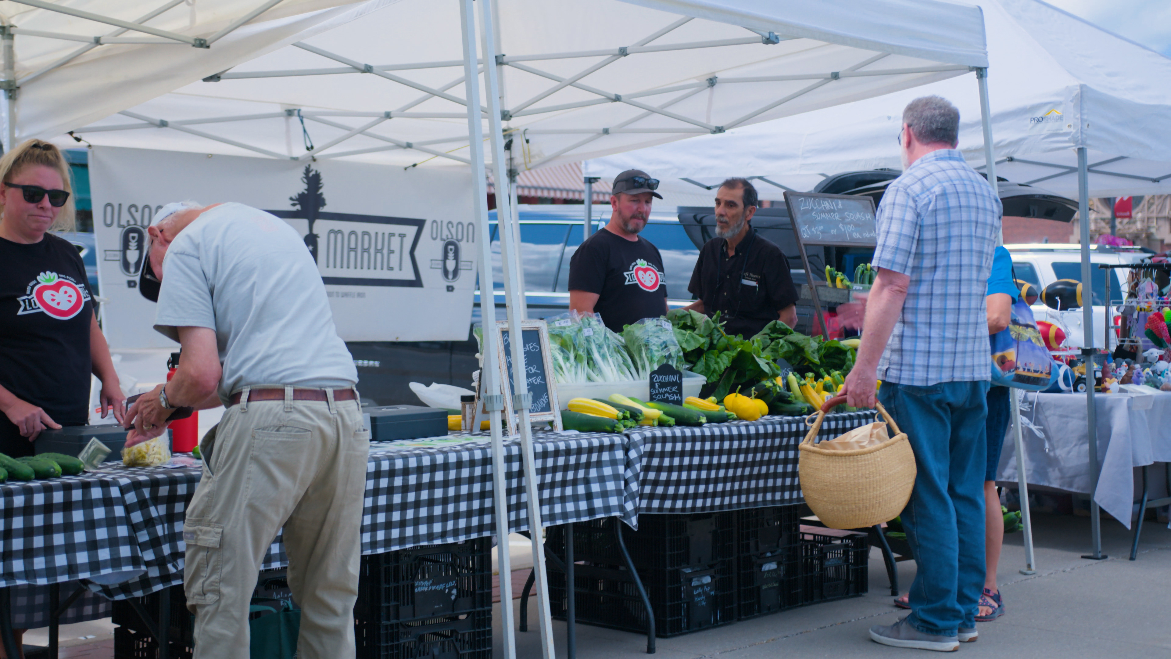 At the Farmer's Market