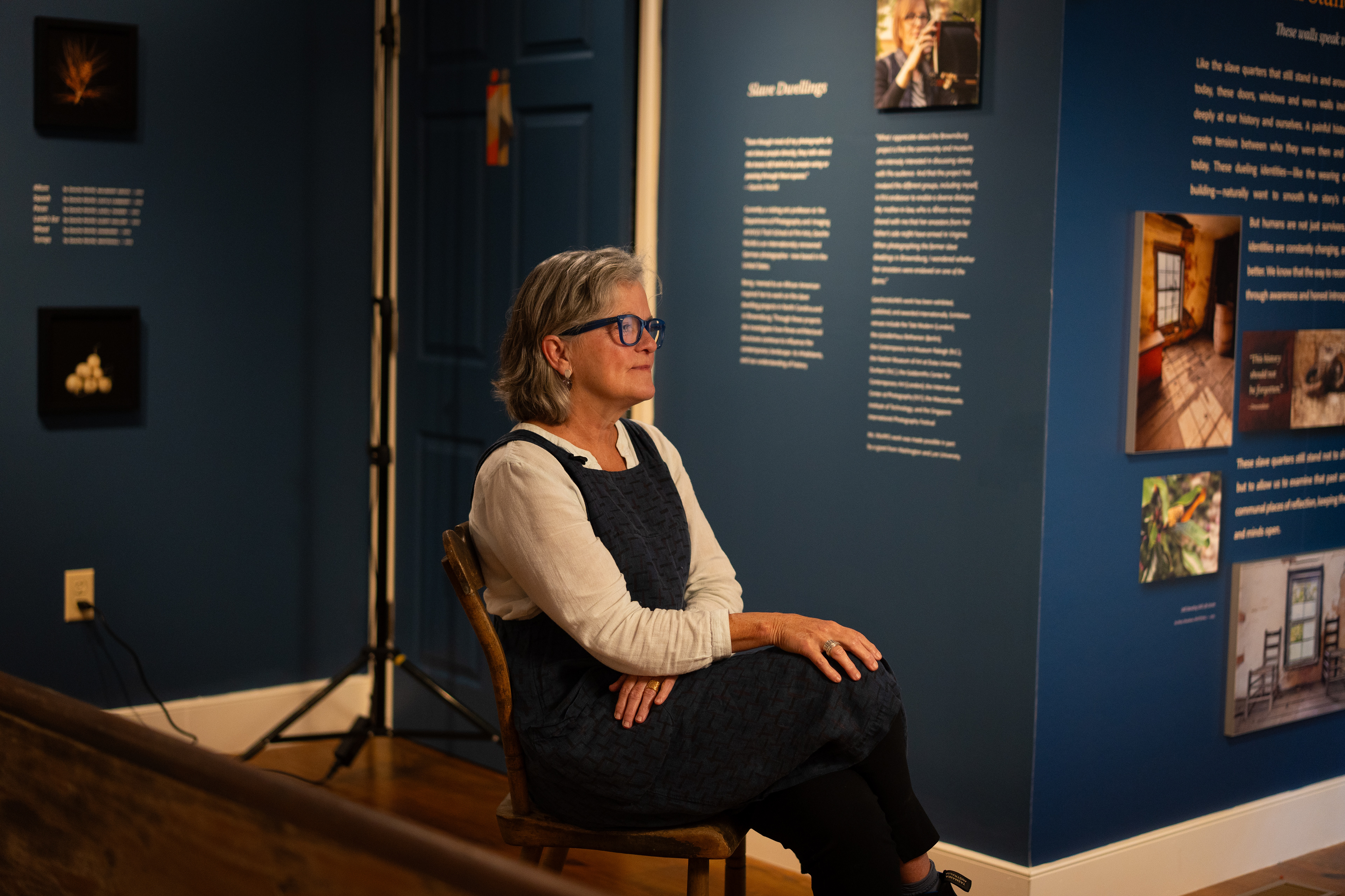 With Julie Fox, the Director of the Brownsburg Museum