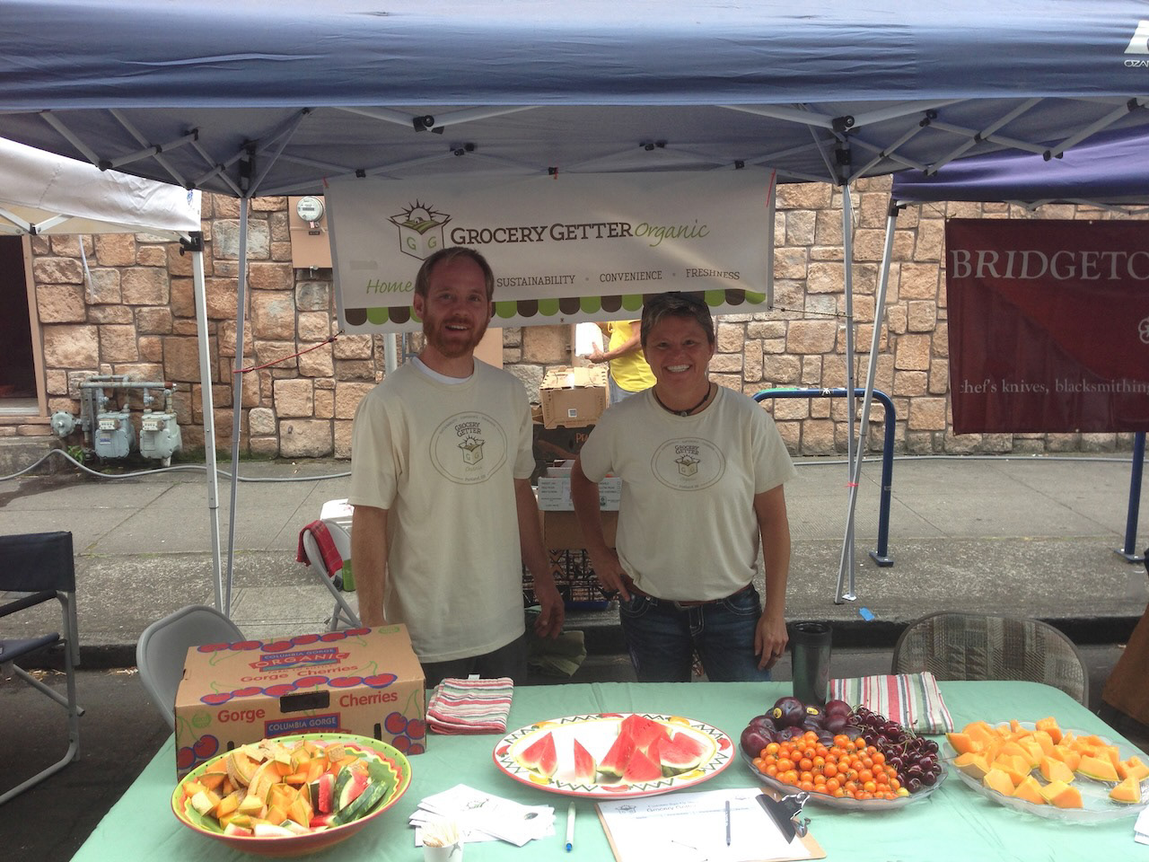Street fair booth