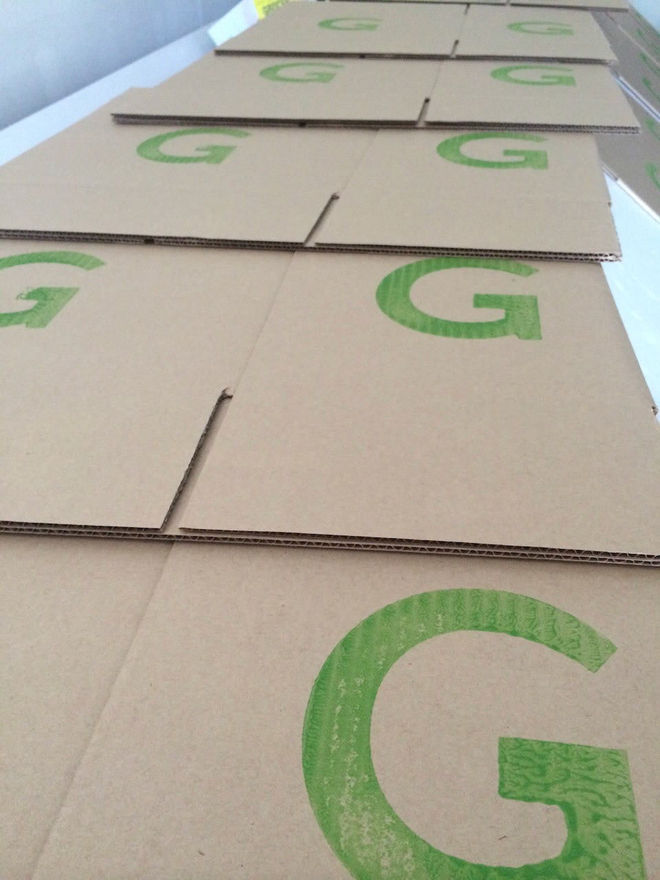 Stamped boxes