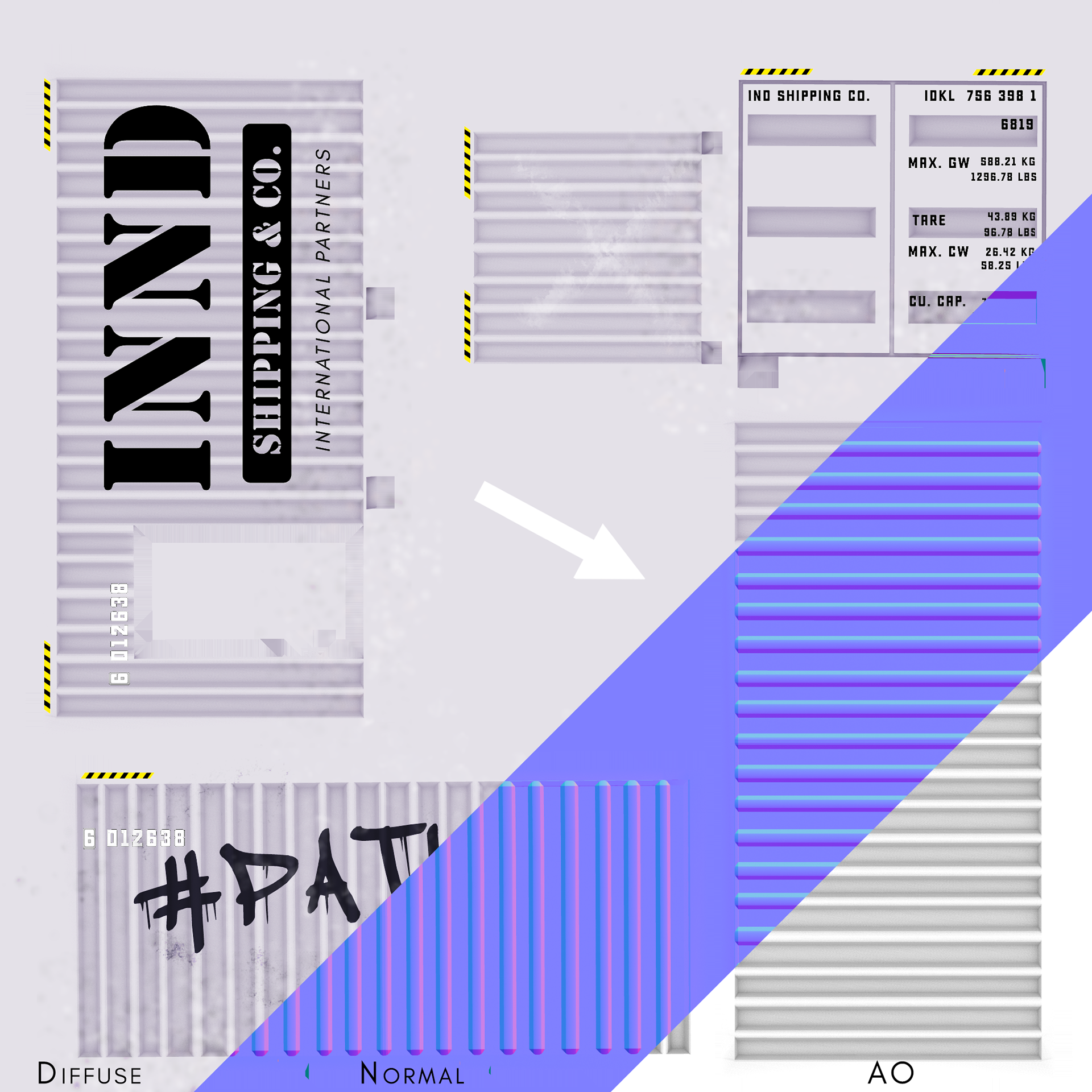Shipping container UVS/Textures