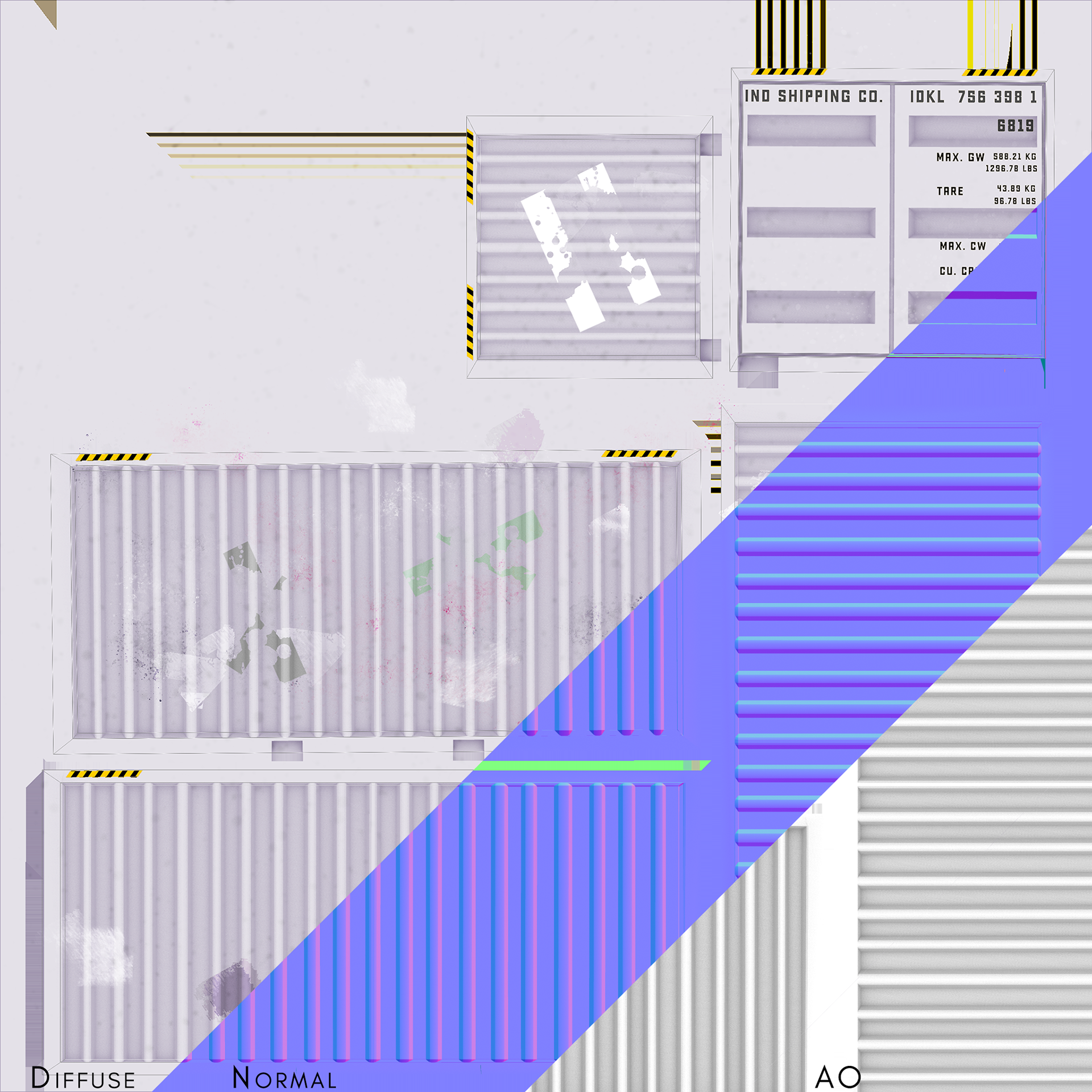 Shipping container UVS/Textures