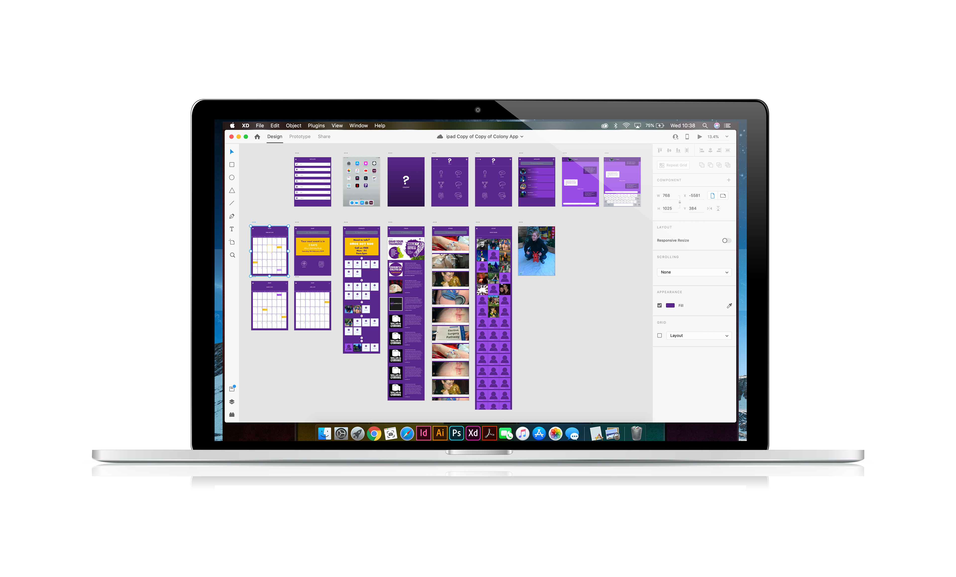 Wireframes for App [Adobe XD]