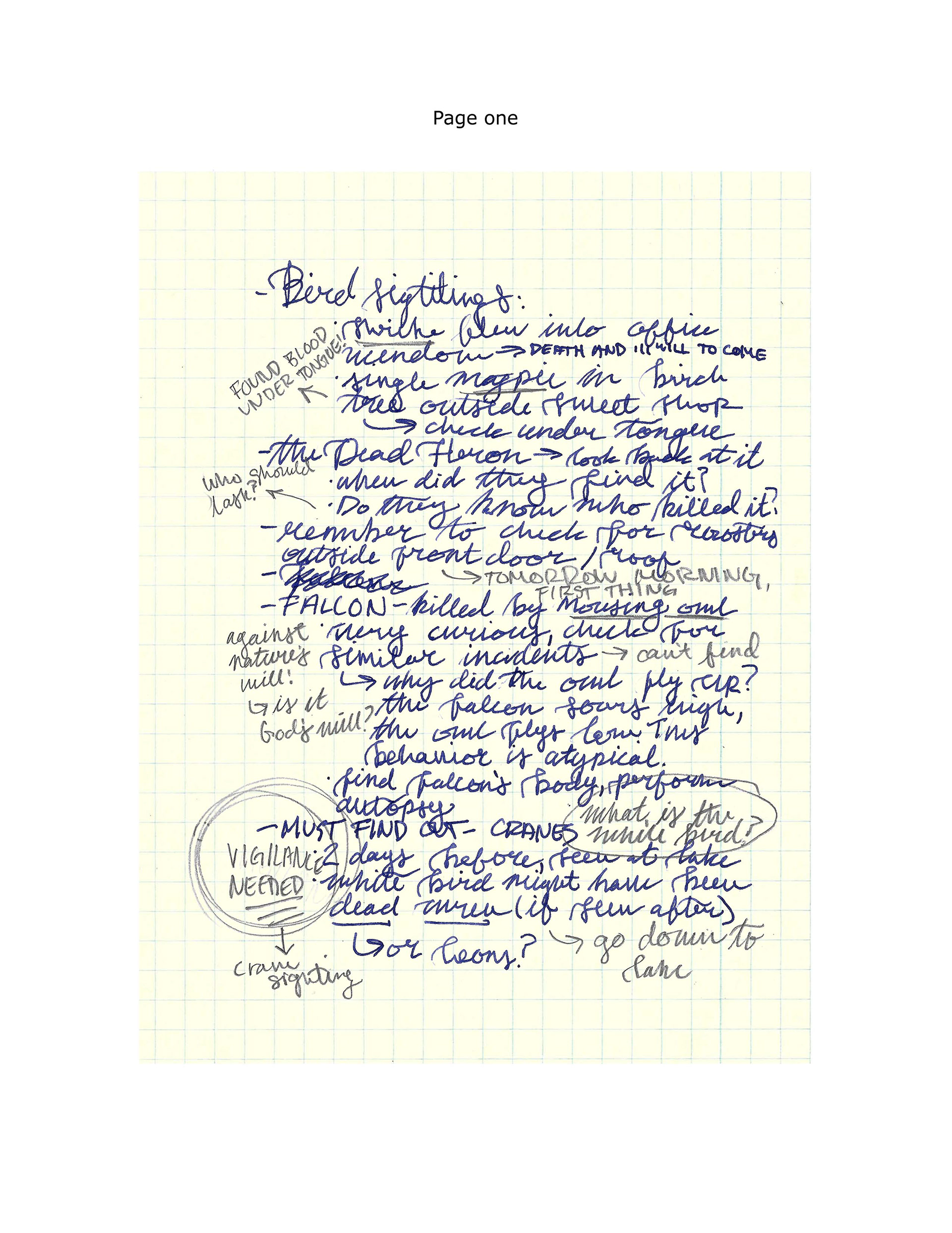 Malcom's notes