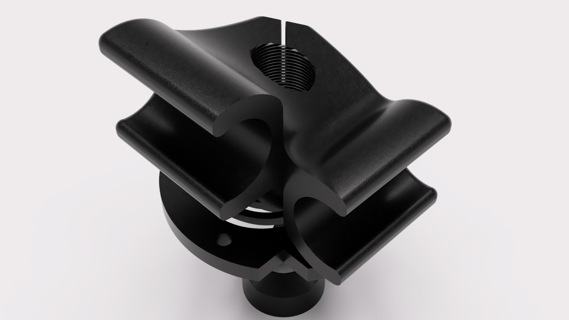 XY Microphone Clip with Integrated Shock Mount