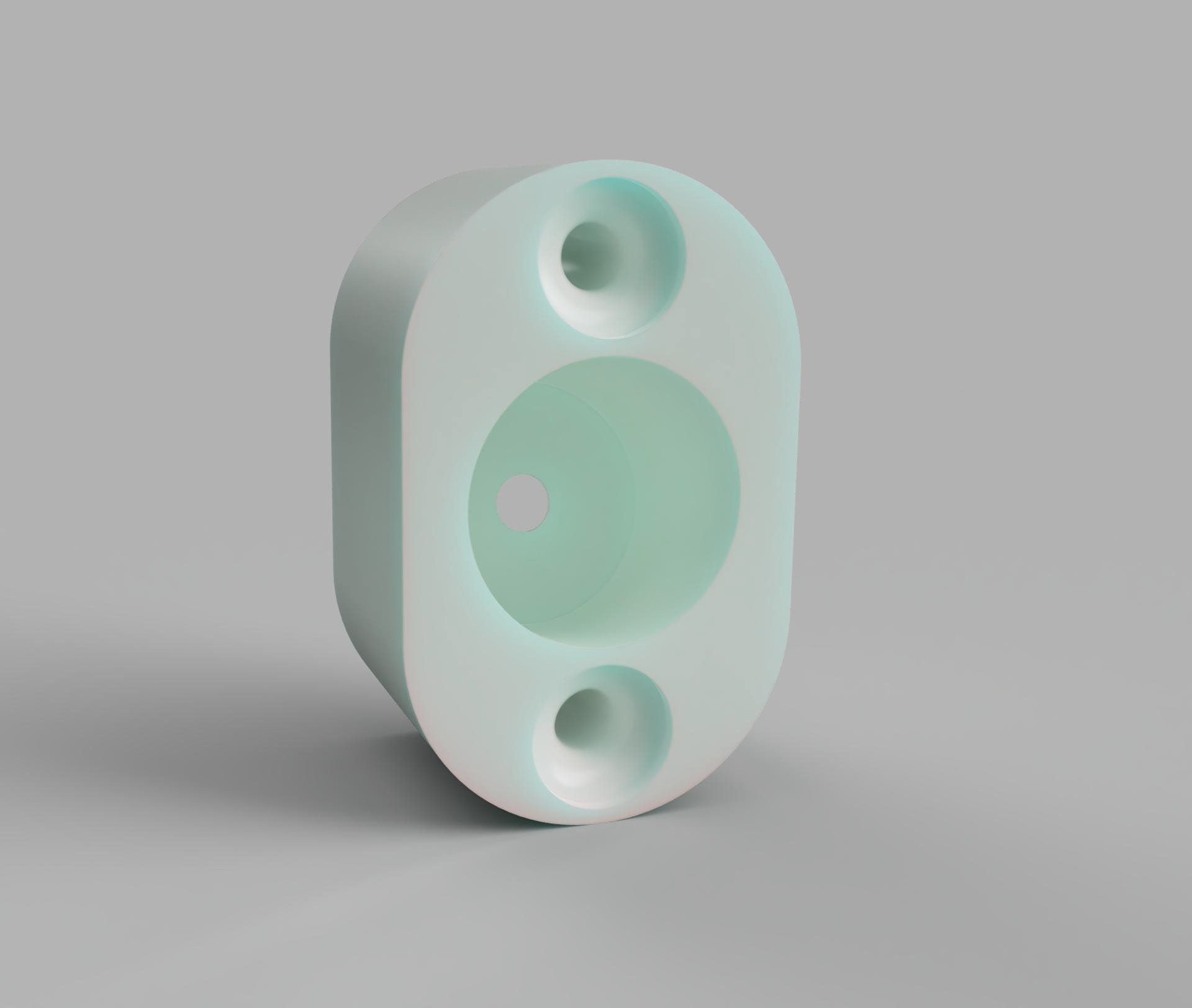 Angled Mount for Dowel: Cable Storage