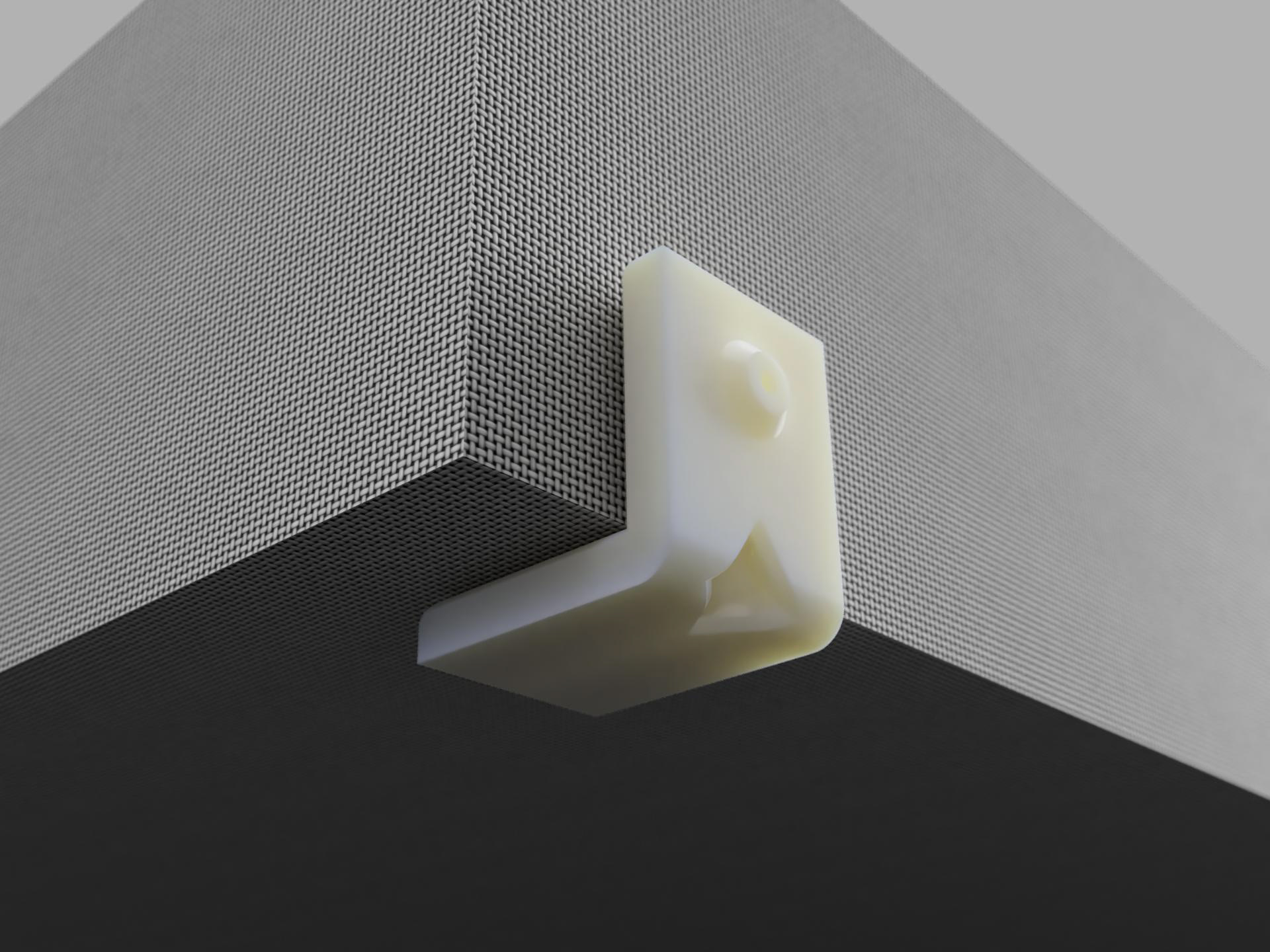 Acoustic panel suspension bracket