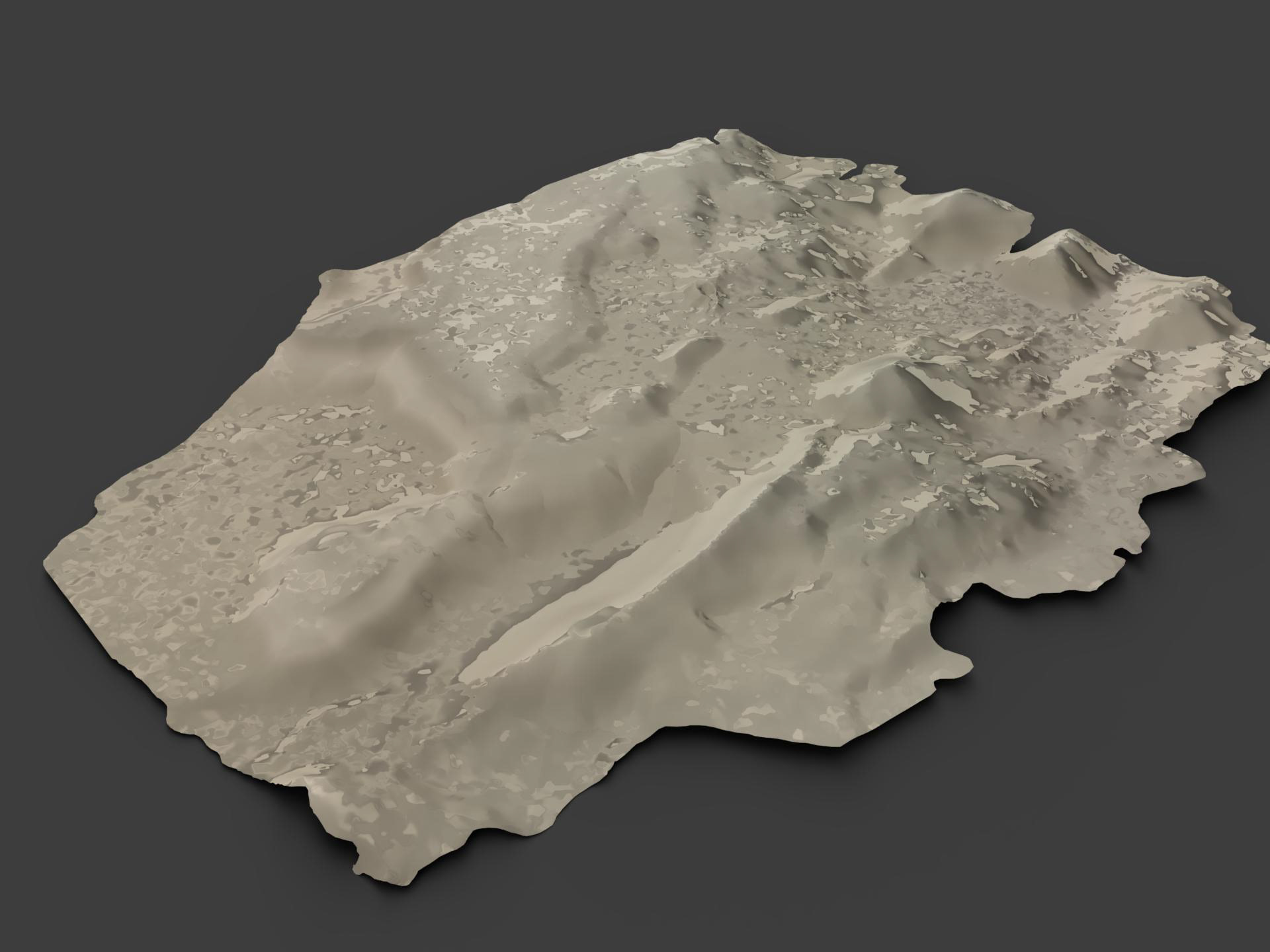 3D topography of Icelandic Volcano from Drone Survey