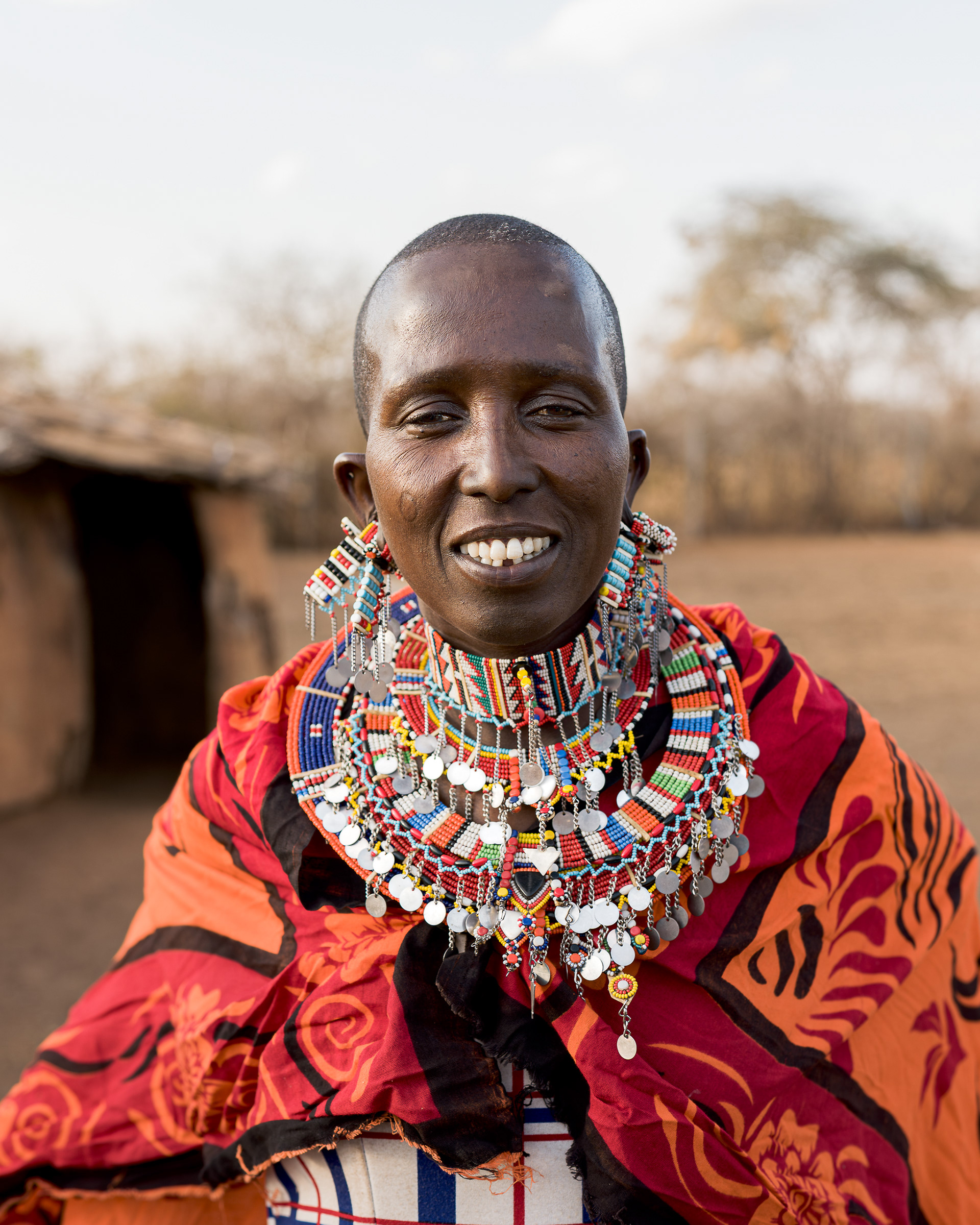 Maasai woman portrait captured on Sony A1 using Cobalt Leica M10r emulation for organic skin tones and spectral depth.