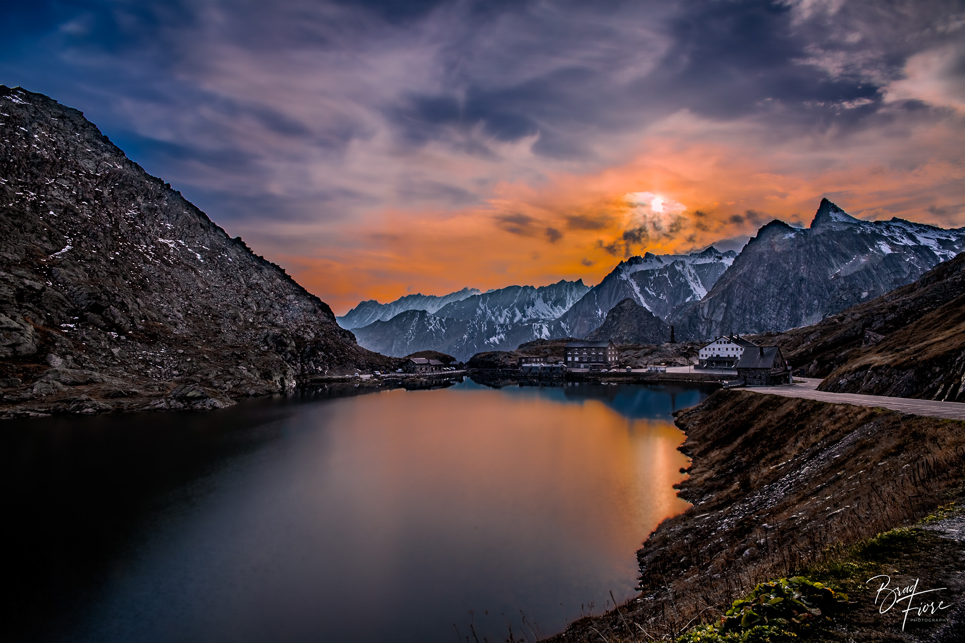 Italian Alps at the Swiss Border