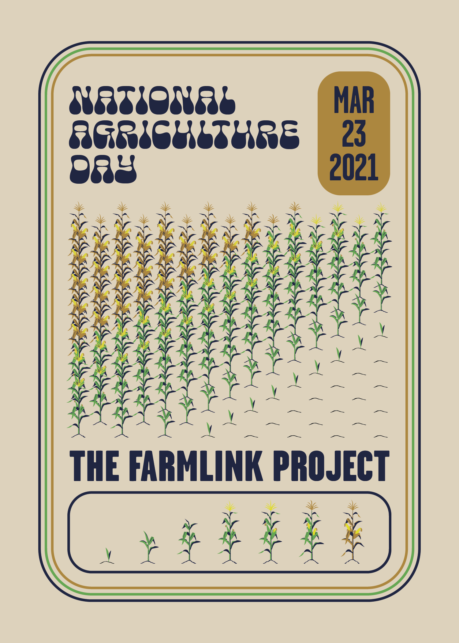 A merchandise design idea for National Agriculture Day.