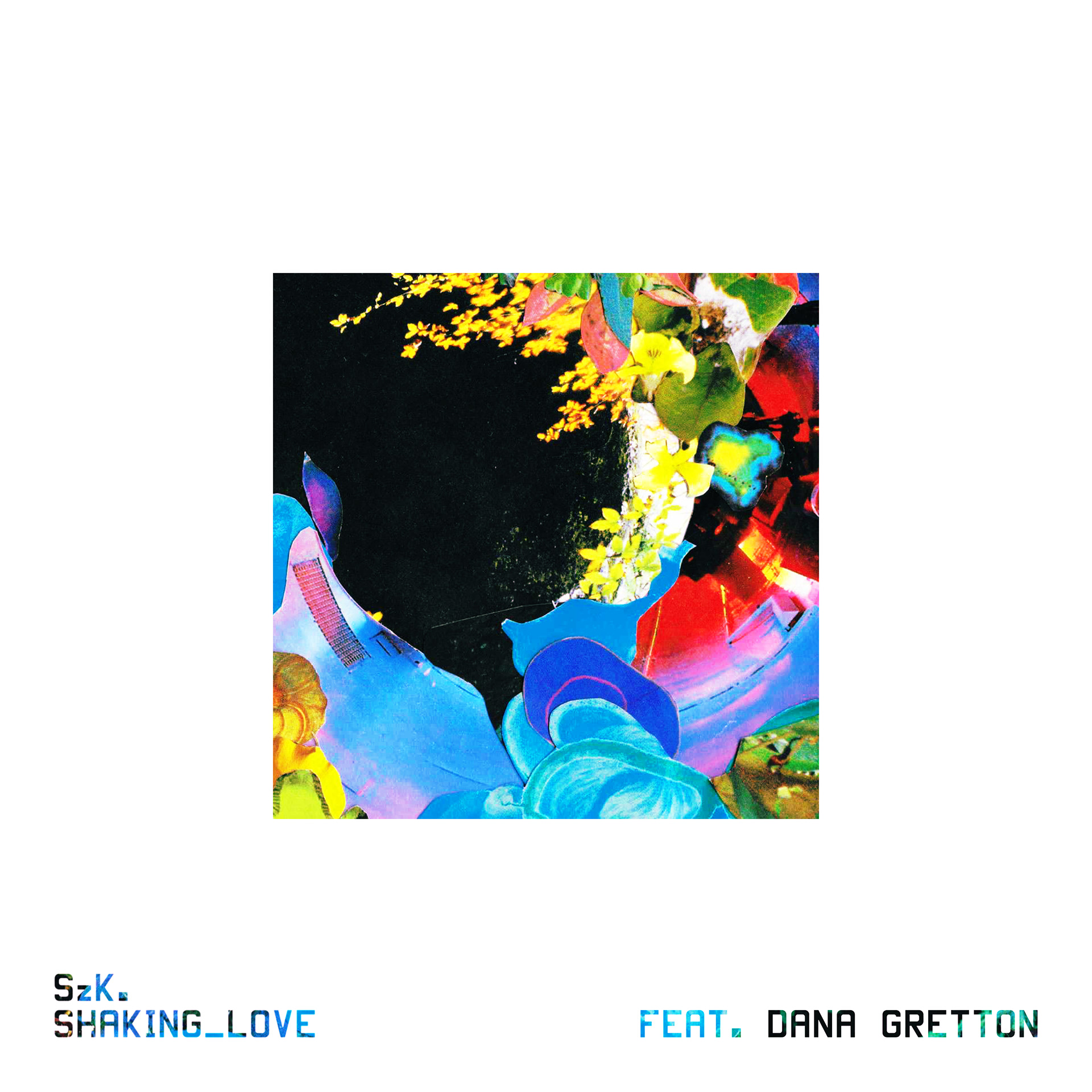 Single cover for "shaking_love."