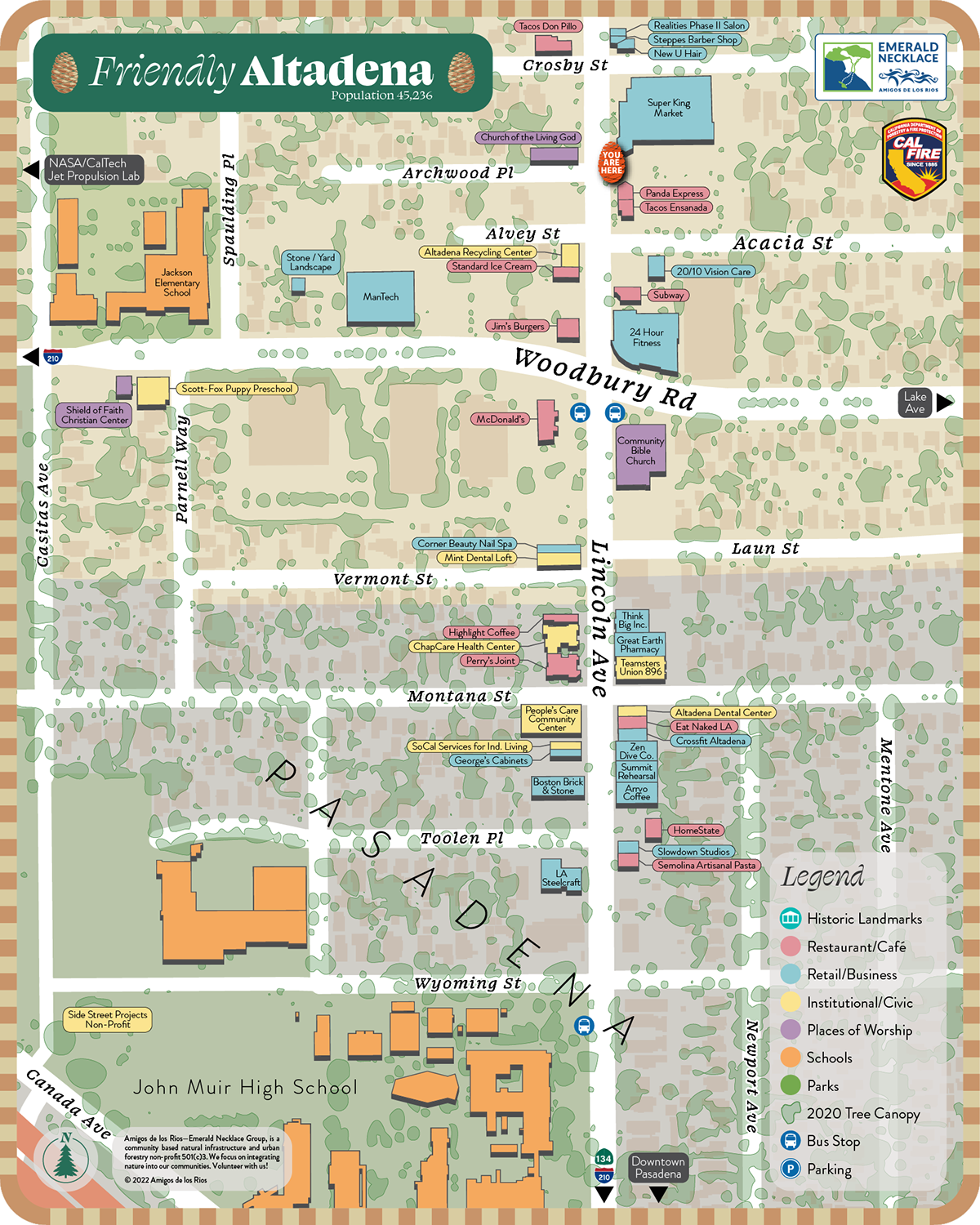 Szabolcs Kiss | Branding & Graphic Design - Friendly Altadena Maps